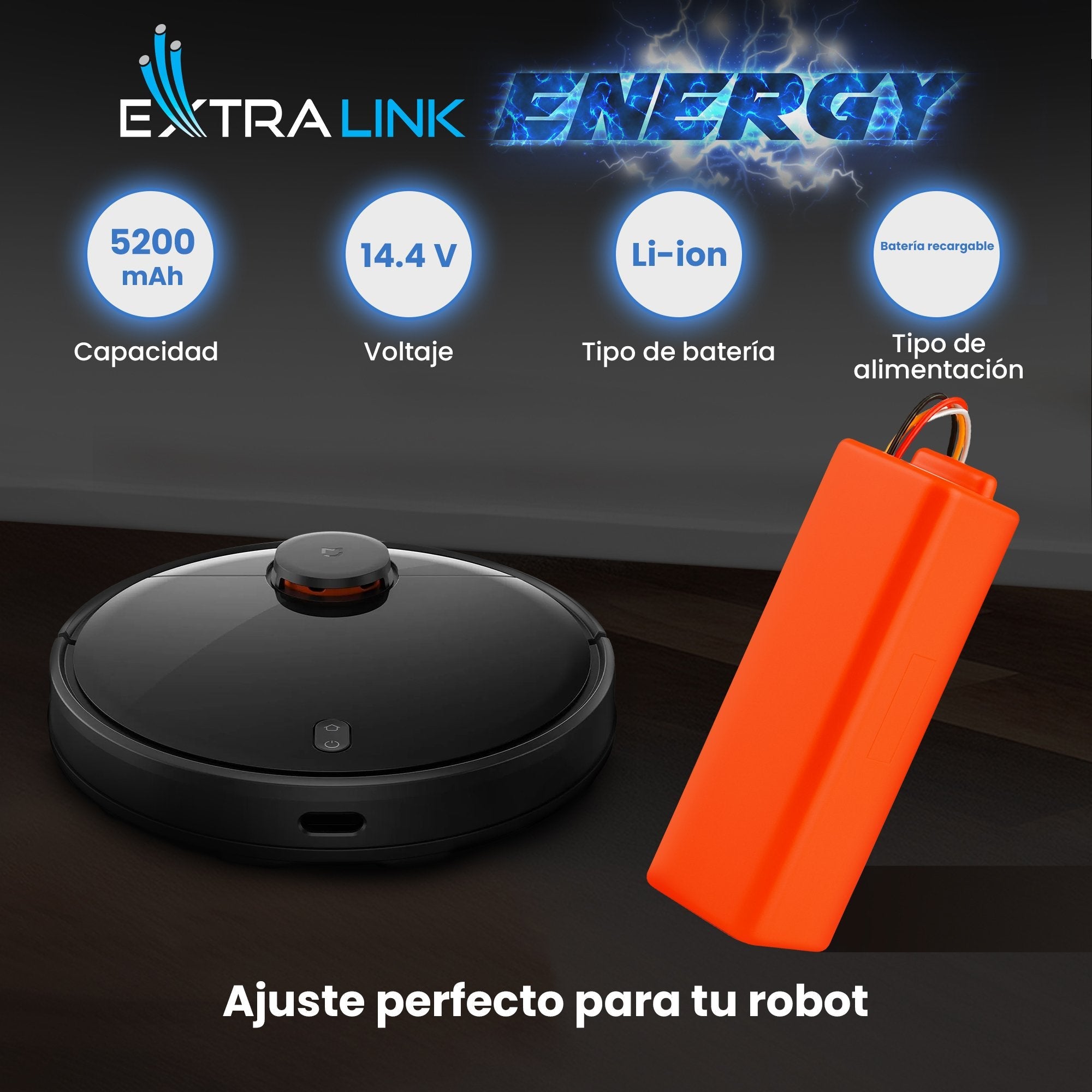 Xiaomi Mop P Mop Pro2 Pro 2pro Mjsts1 14.4v 2600mah