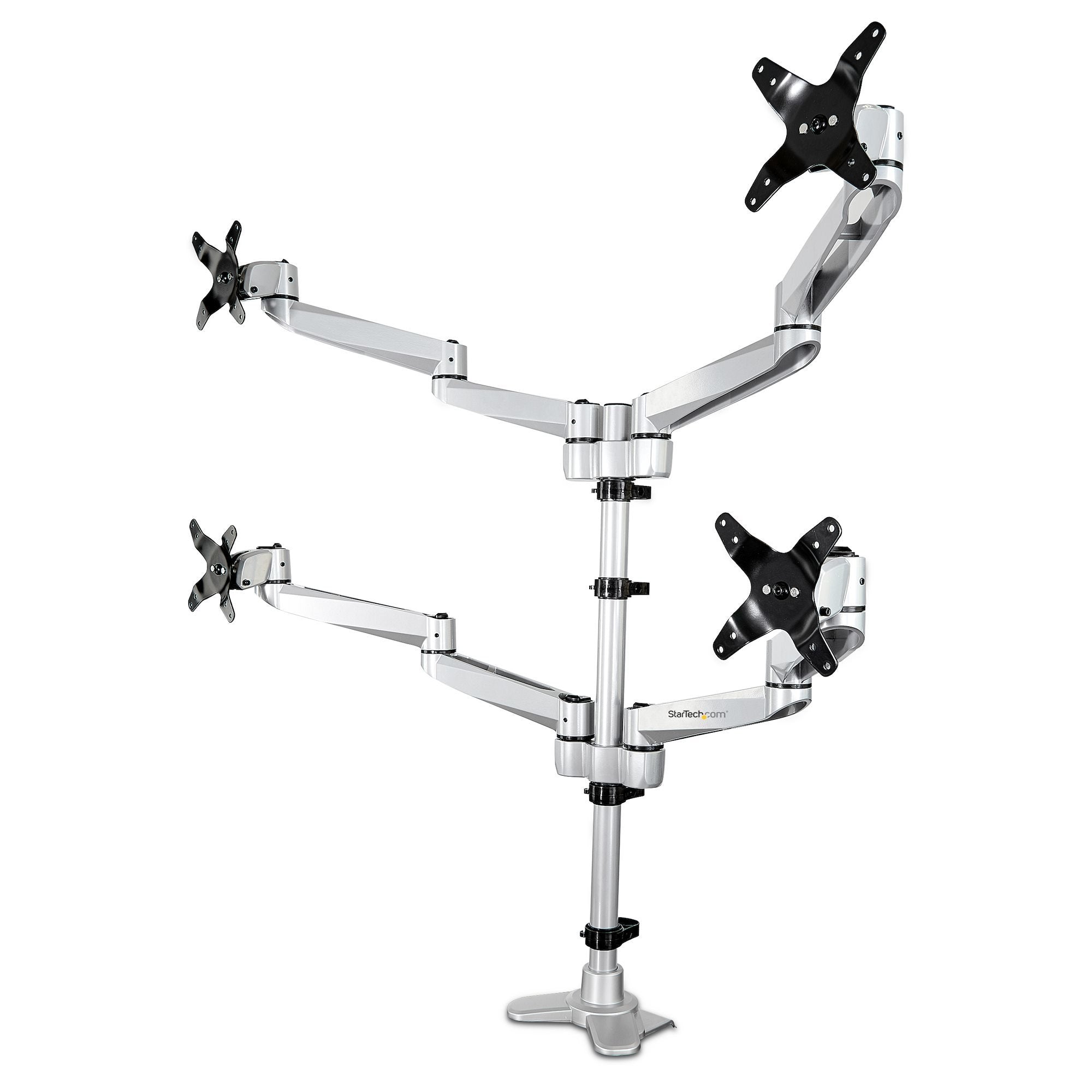 Startech.Com Soporte De Montaje Para Cuatro Monitores - Con Movimiento Total - Premium