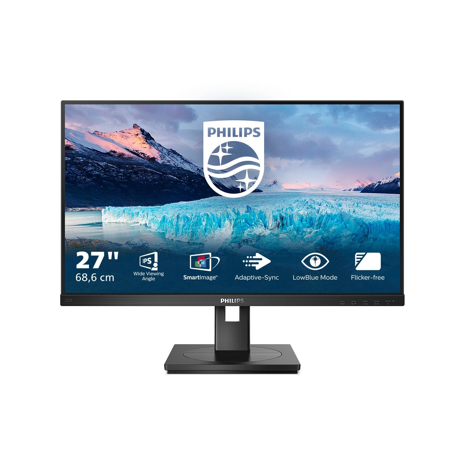 EAN 8712581780753 - Philips 272S1M/00 pantalla para PC 68,6 cm (27") 1920 x 1080 Pixeles Full HD LCD Negro imagen 2