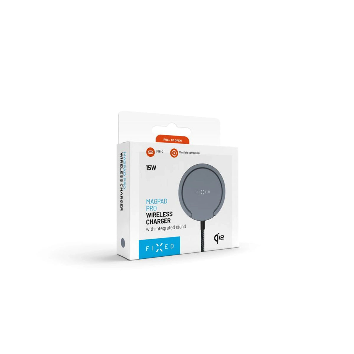 EAN 8591680169399 - FIXED FIXMPADP-GR cargador de dispositivo móvil Smartphone Gris USB Cargador inalámbrico Carga rápida Int imagen 5