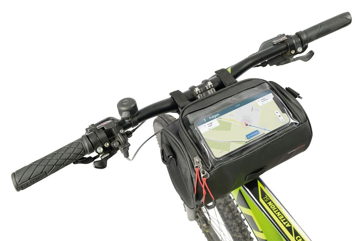 EAN 4024023022050 - TROIKA BKB30/BK bolsa para bicicletas y cesta Frente Bolsa de bicicletas 4 L Nylon, PVC, Lona alquitranad imagen 4