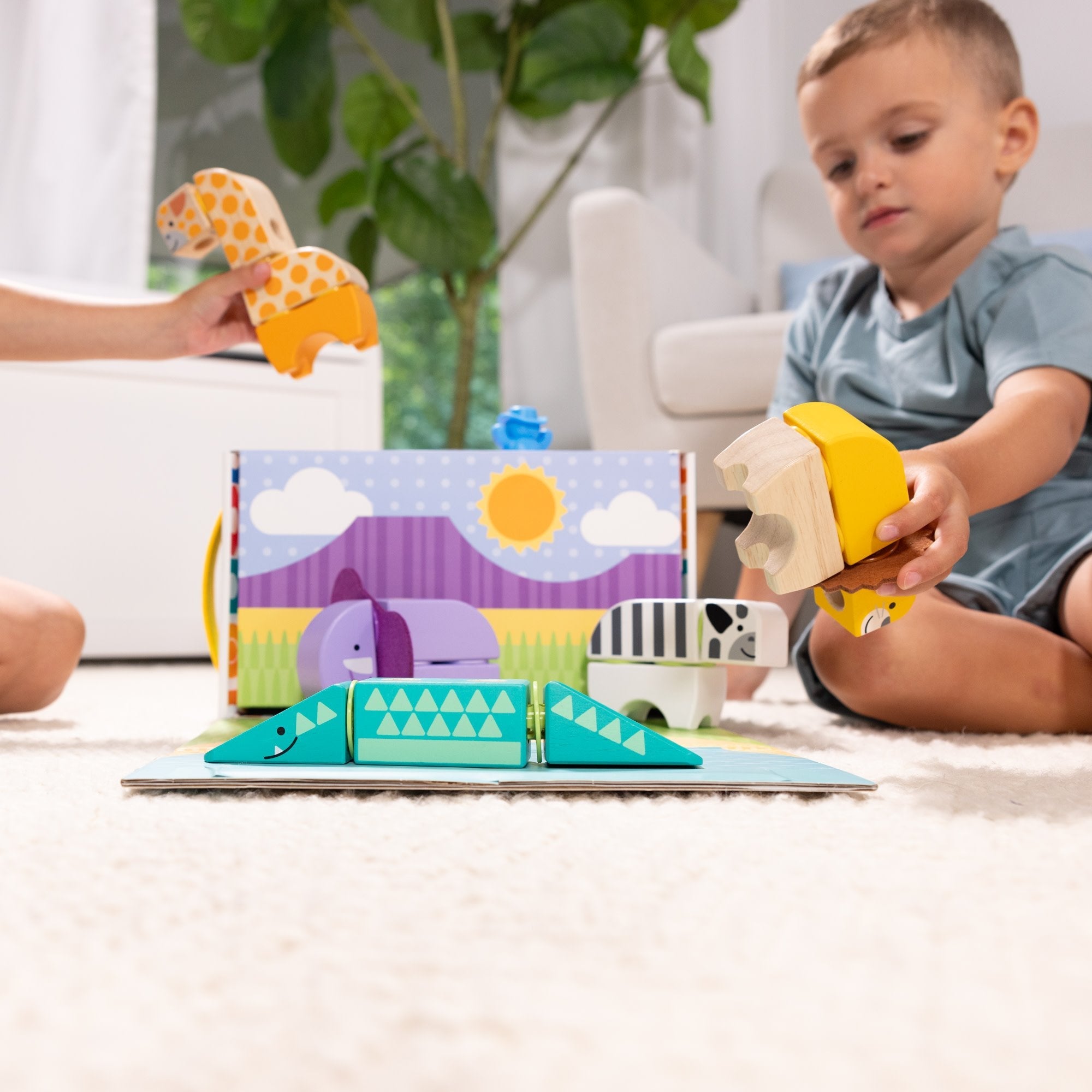 Spinmaster Melissa & Doug - Blockables Safari Spielset 6074903