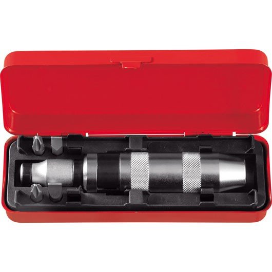 Gedore Set Sacatornillos Rojo 1/2" + Puntas, Llave De Impacto R38004006