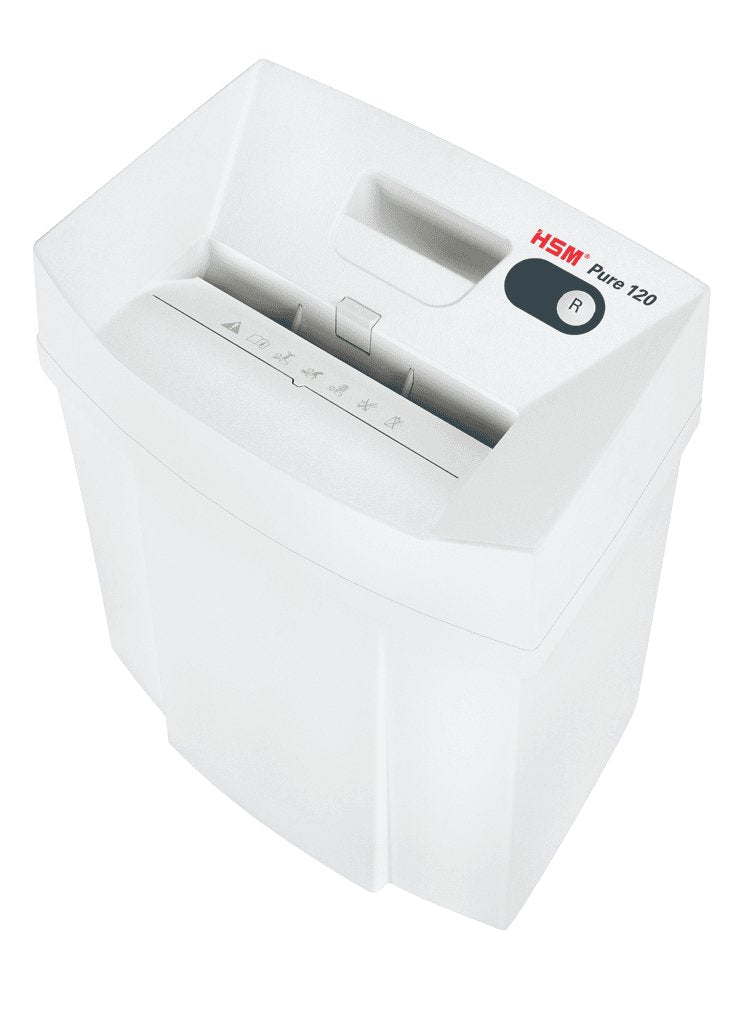 Hsm Pure 120 - Cross Cut 4 X 25mm/ 5-6 Sheets 80 G/ 20 L Bin