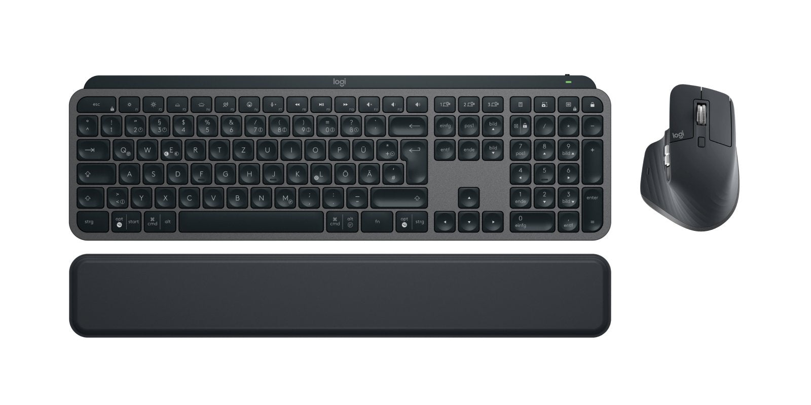 EAN 5099206112360 - Logitech 920-011606 teclado Ratón incluido Oficina RF Wireless + Bluetooth QWERTZ Alemán Grafito imagen 3