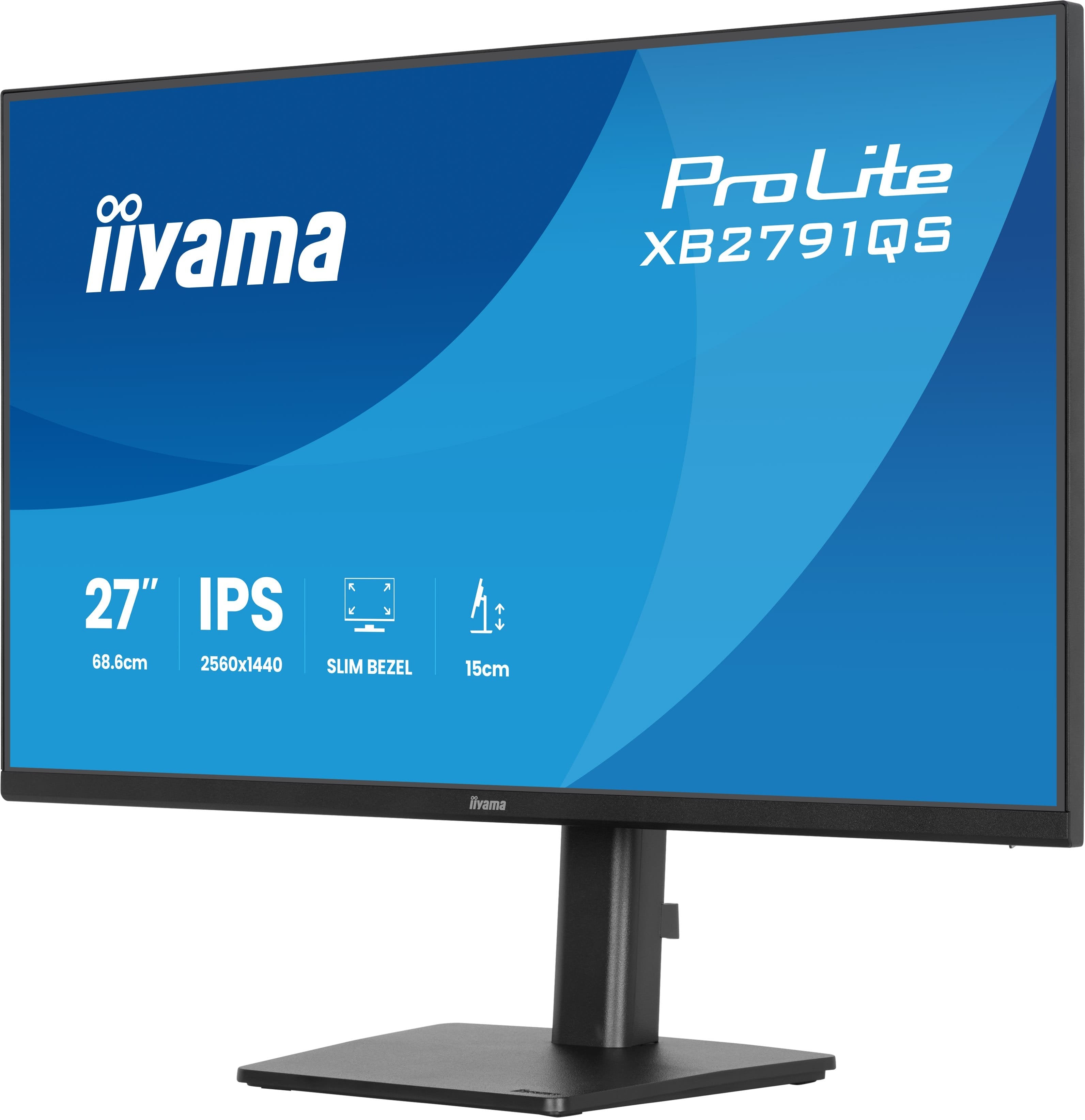 Monitor Iiyama 27" Ips, 4-Side Slim Bezel 2560x1440 75hz