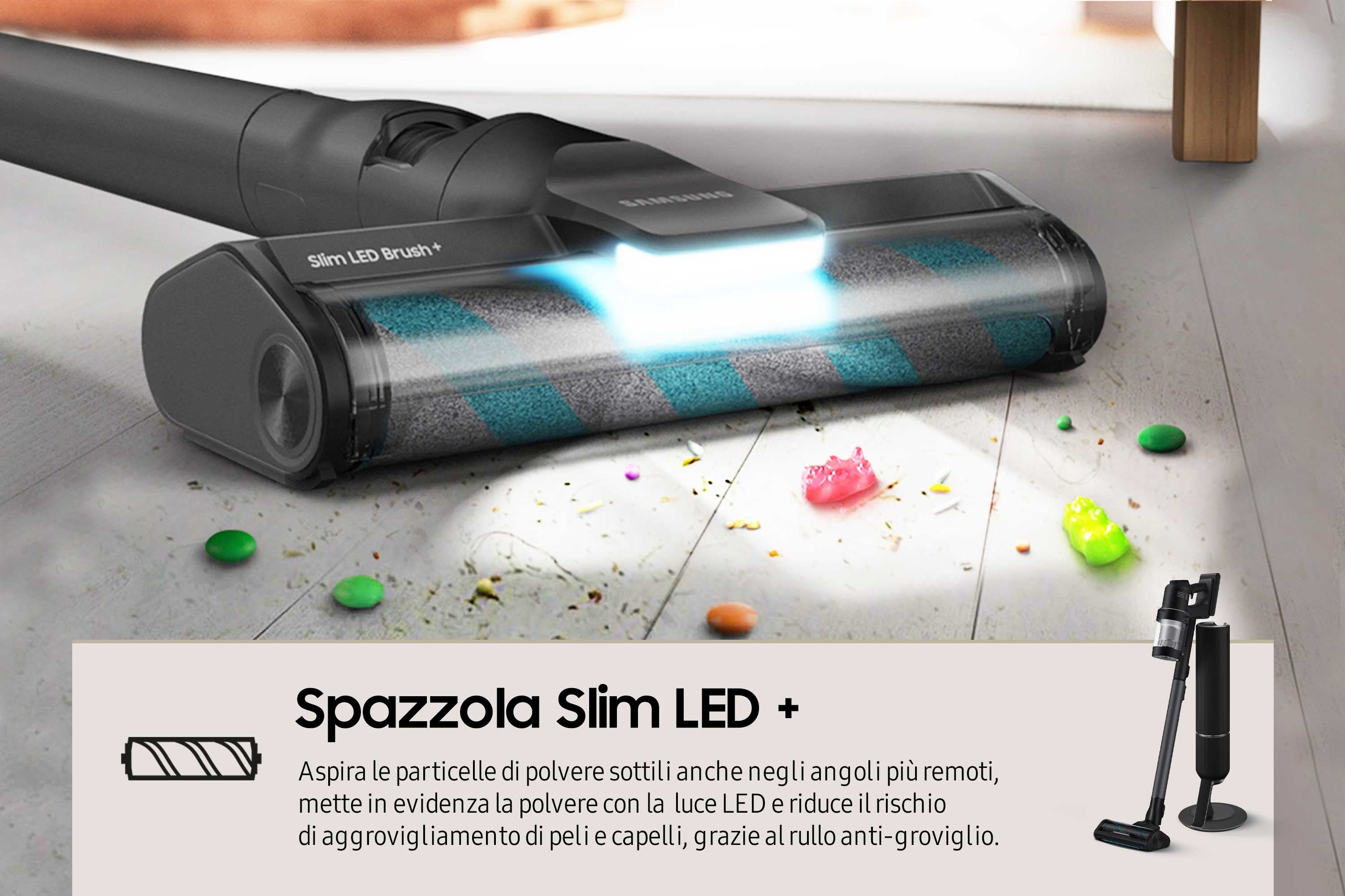 EAN 8806095004372 - Samsung VS28C9784QK Aspiradora escoba 2 en 1 Batería Secar Sin bolsa 1200, 730 Negro imagen 13