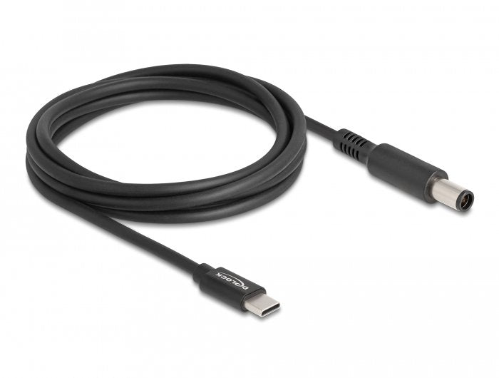 Delock Notebook Ladecable Usb Type-C Stecker Zu Dell 7,4 X 5,0 Mm Stecker