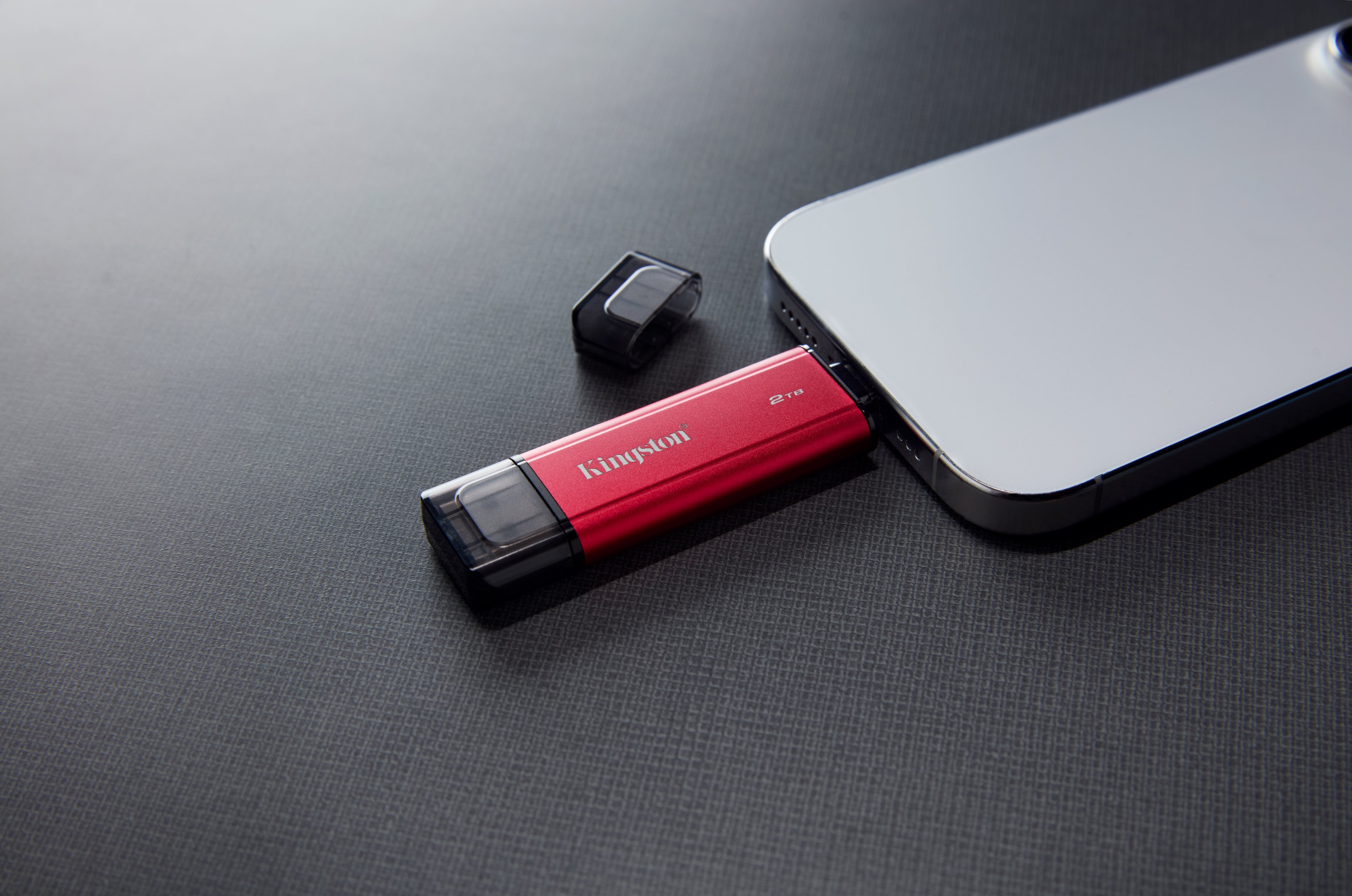 EAN 0740617352214 - Kingston Technology Dual Portable USB Type-A / USB Type-C 3.2 Gen 2 (3.1 Gen 2) Negro, Rojo imagen 17