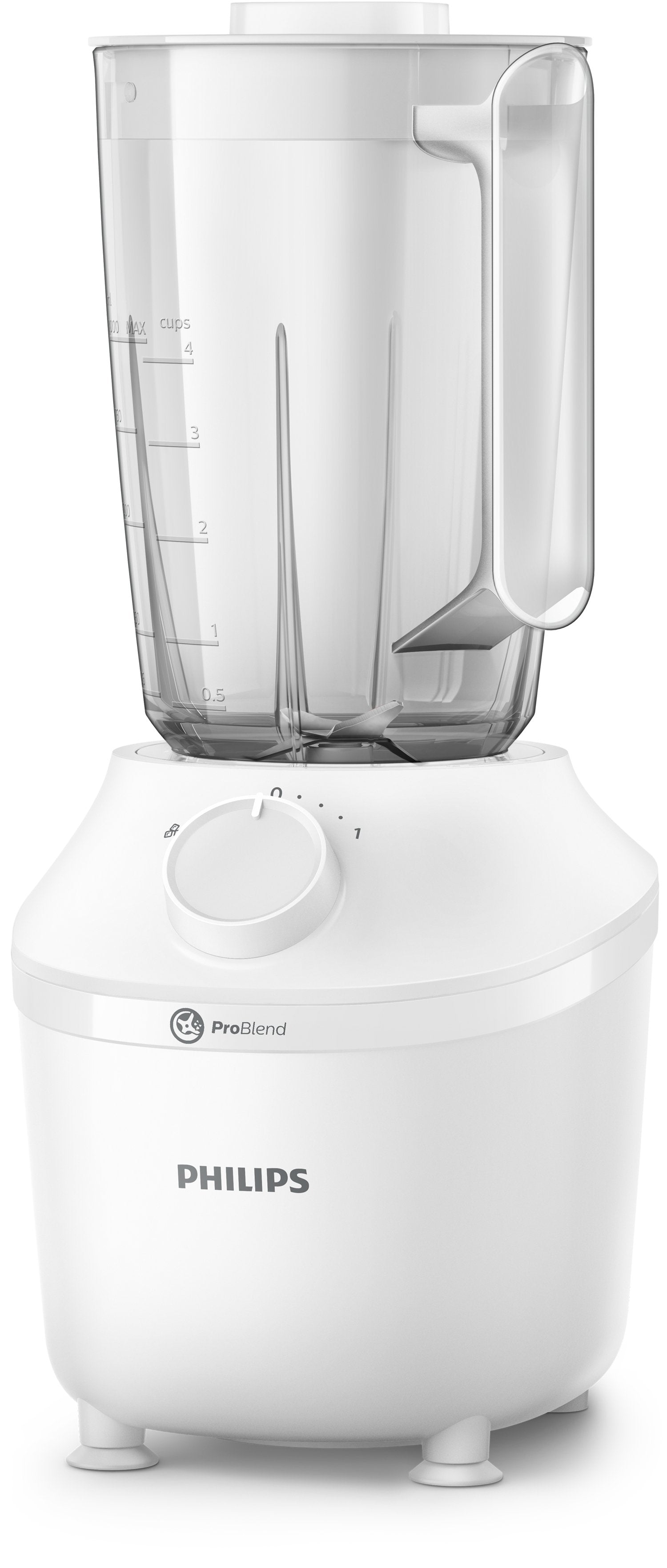 EAN 8720389001260 - Philips 3000 series HR2041/00 licuadora Batidora de vaso Blanco imagen 1