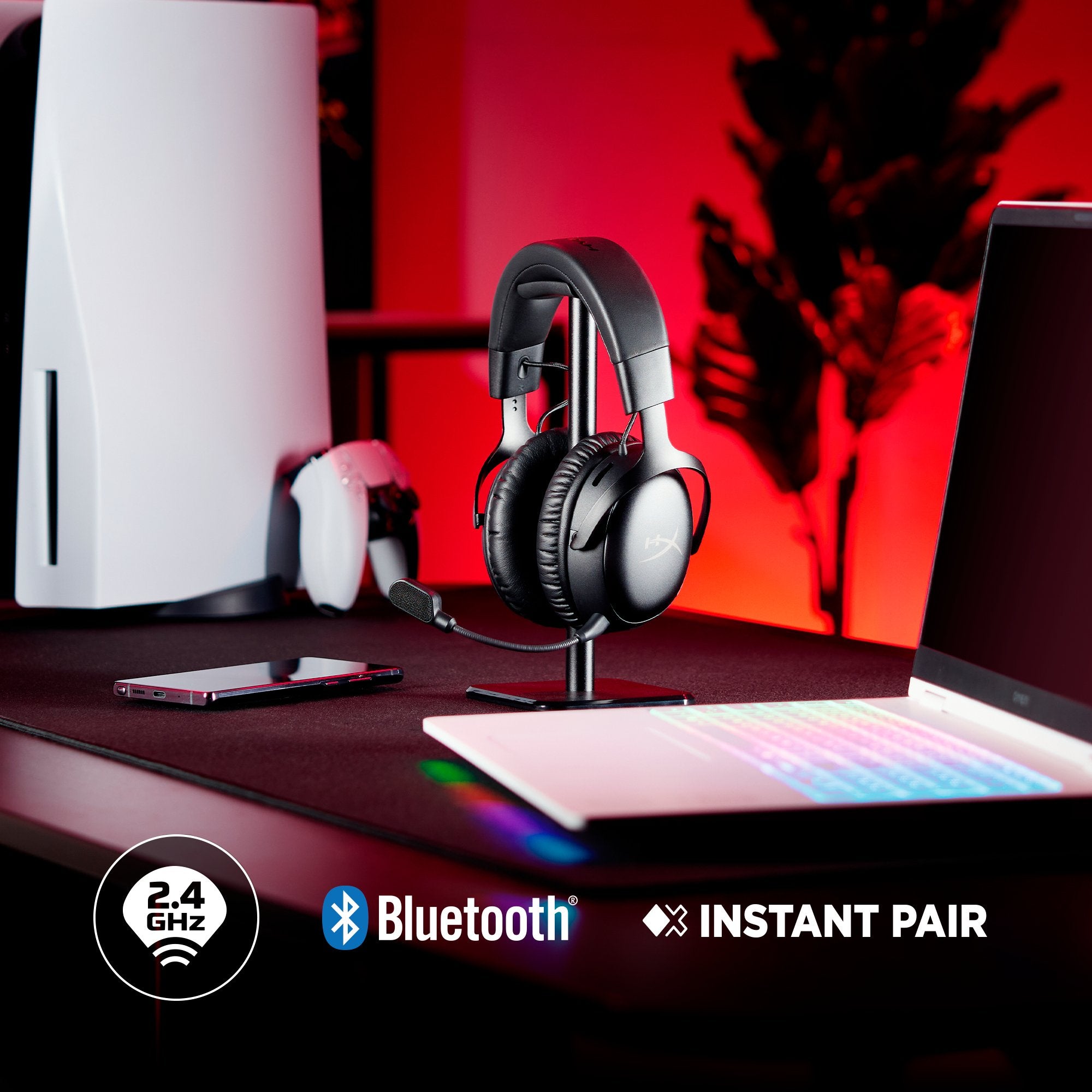 EAN 0198415435590 - HyperX Cloud III S Wireless Black Gaming Headset Inalámbrico Diadema Juego Bluetooth imagen 13