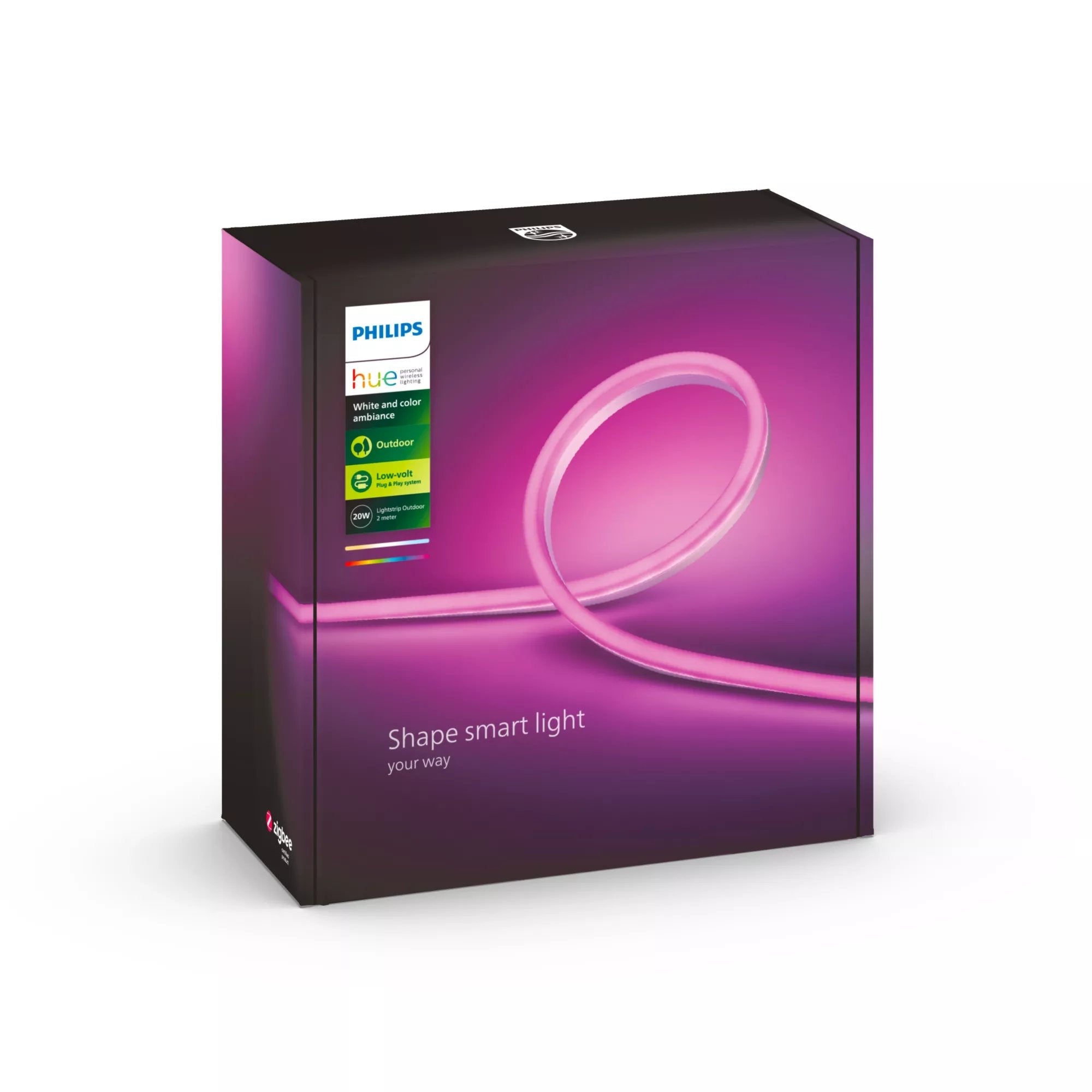 Philips Hue White And Color Ambiance Lightstrip Para Exteriores 2 Metros