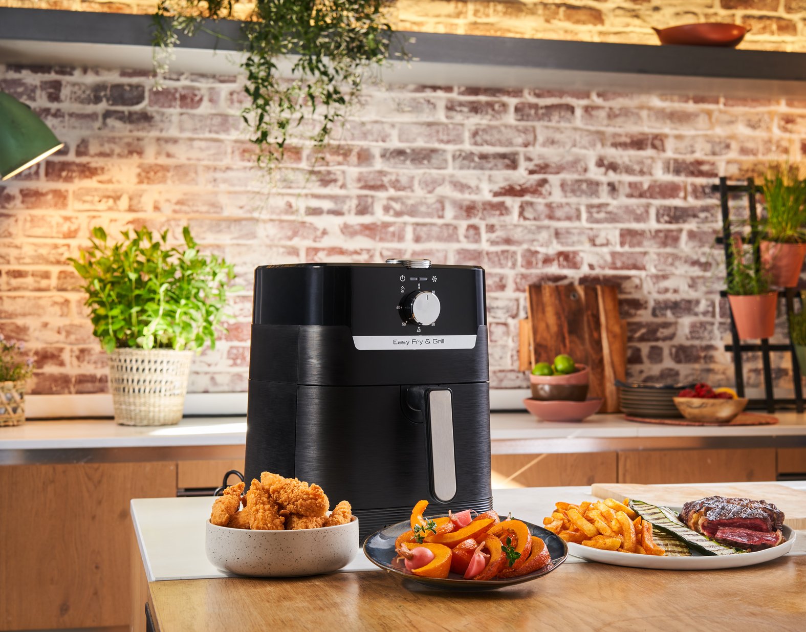 Freidora Tefal Easy Fry & Grill Ey501815 Fryer Single 4.2 L Stand-Alone 1400 W Hot Air Fryer Black