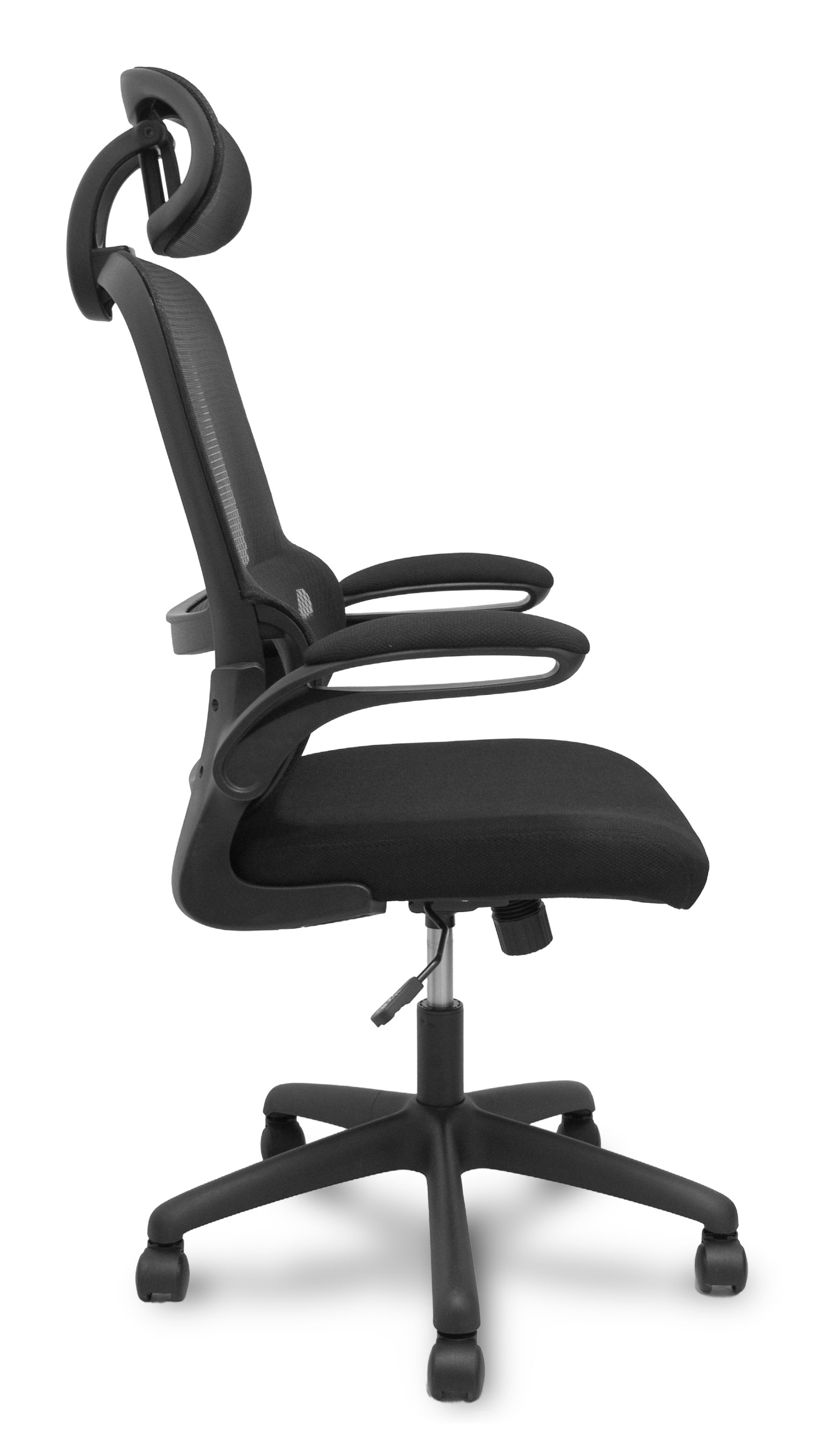 Piqueras Y Crespo Forol Silla Pro525 Respaldo Malla Negro Asiento Tela Color Negro Y Cabecero