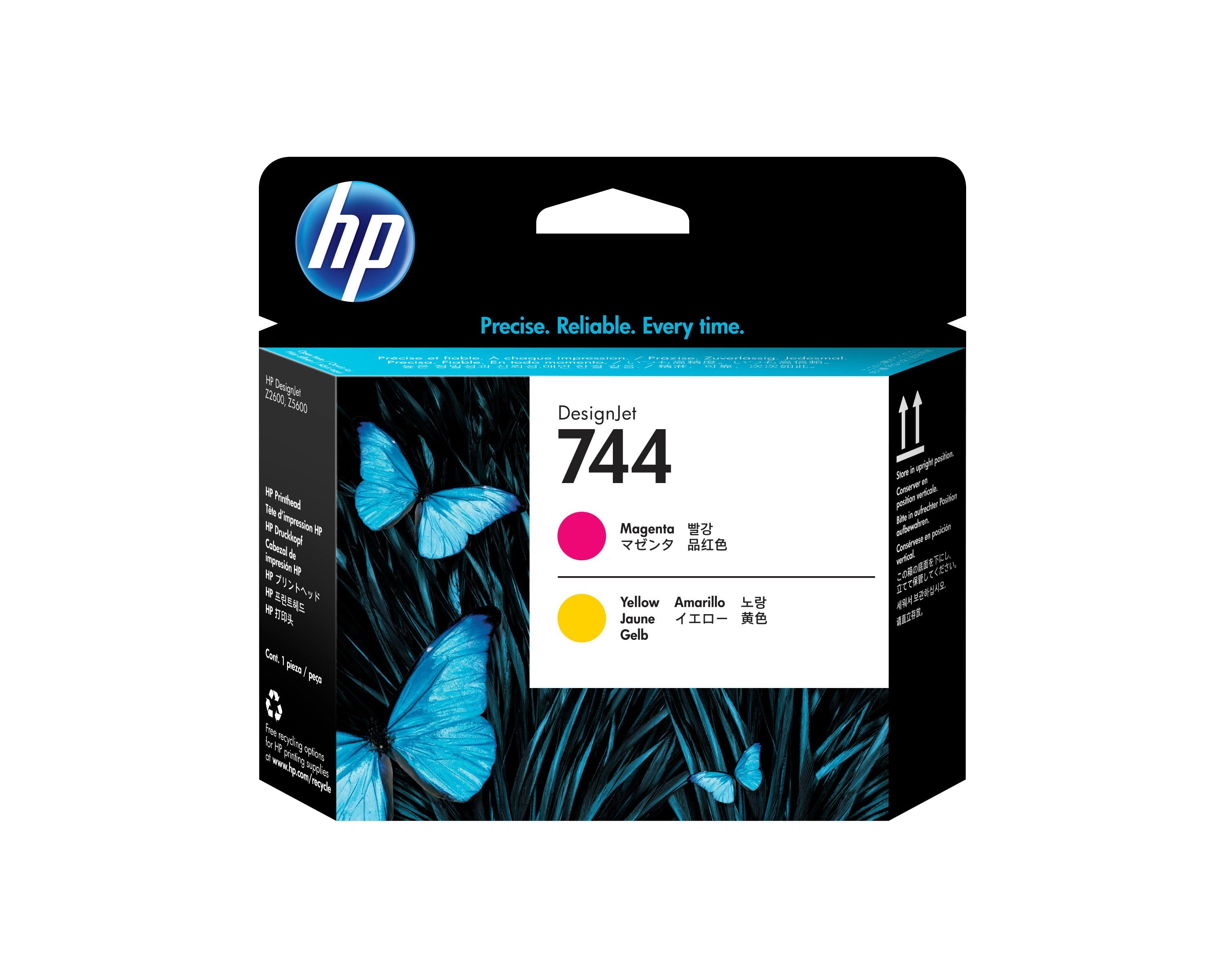 EAN 0725184104503 - HP 744 Magenta/Yellow DesignJet Printhead cabeza de impresora Inyección de tinta térmica imagen 1
