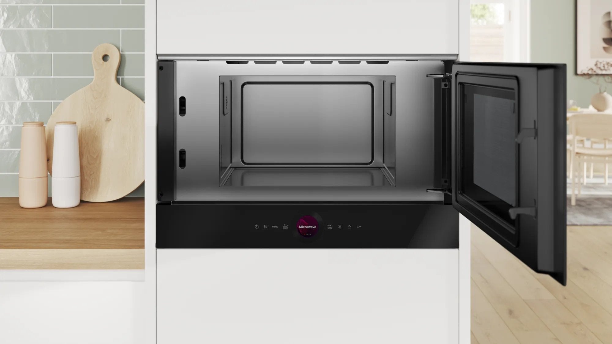 EAN 4242005322688 - Bosch Serie 8 BFR7221B1 microondas Negro Solo microondas Integrado 21 L 900 W imagen 3