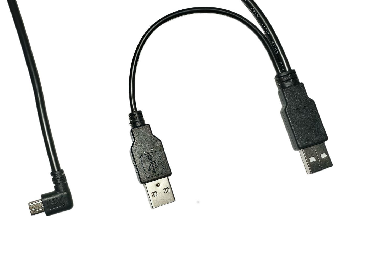 Usb2.0 A Male To Usb2.0 A Male + Mini Usb Male Splitter