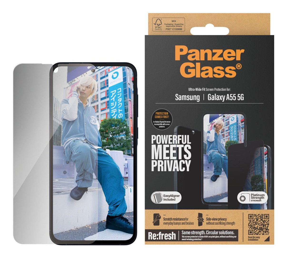 Panzerglass Sp Galaxy A55 5g Privacy Uwf