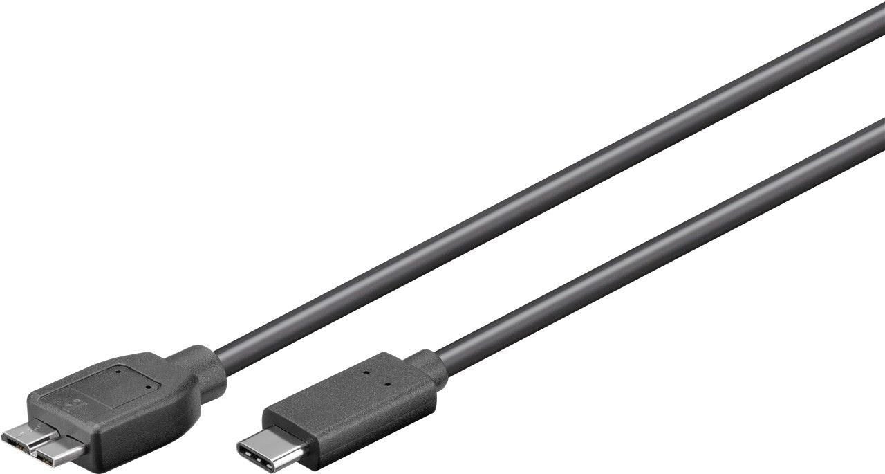 Goobay 67996 Cable Usb Usb 3.2 Gen 1 (3.1 Gen 1) 1 M Micro-Usb B Usb C Negro
