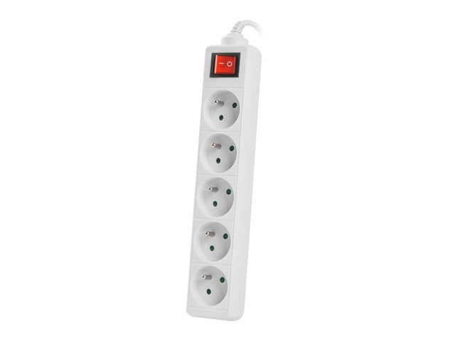 EAN 5901969415476 - Lanberg PS1-05E-0150-W base múltiple 1,5 m 5 salidas AC Interior Blanco imagen 4