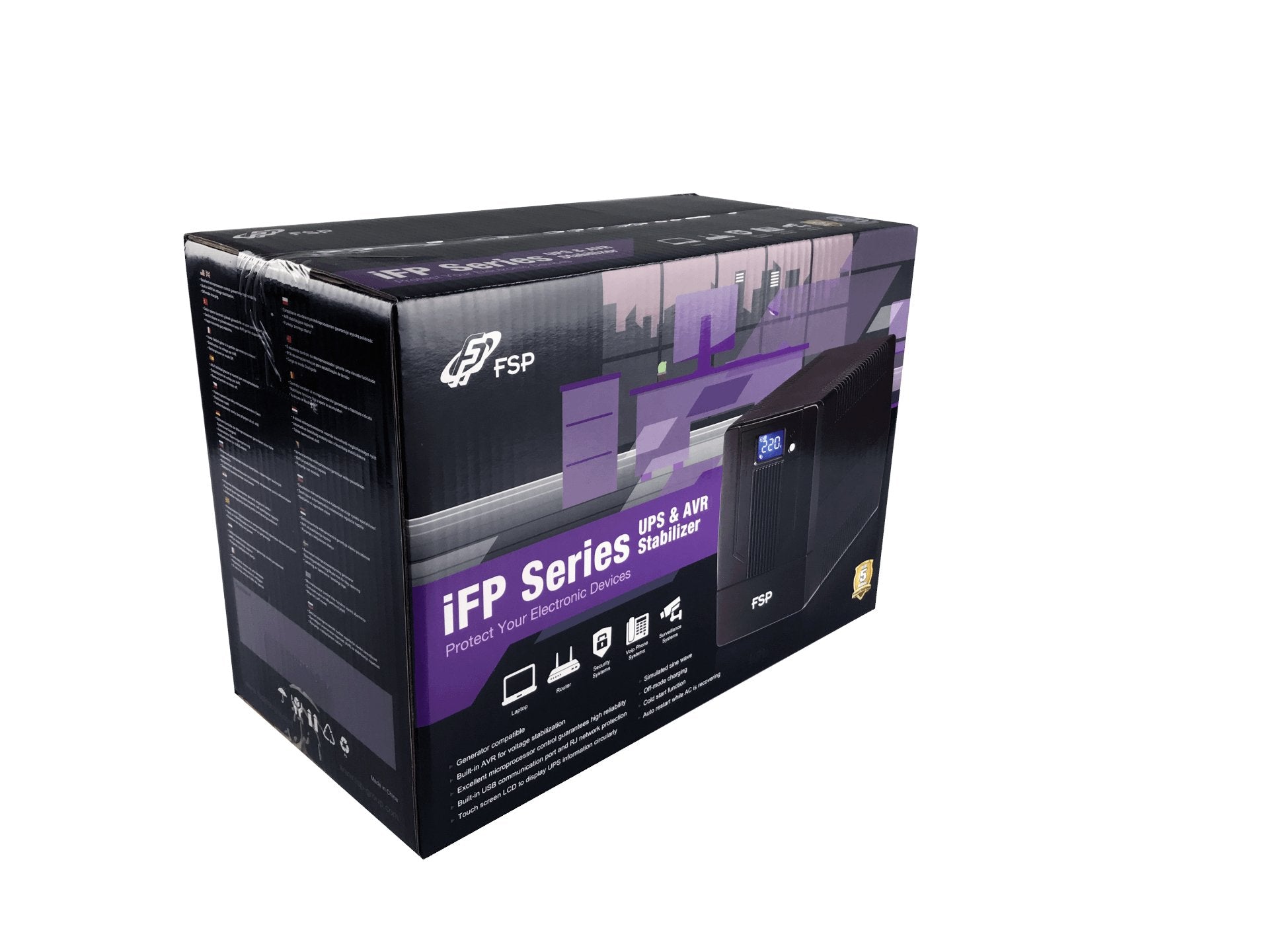 EAN 4713224522307 - FSP iFP 600 sistema de alimentación ininterrumpida (UPS) Línea interactiva 0,6 kVA 360 W 2 salidas AC imagen 7