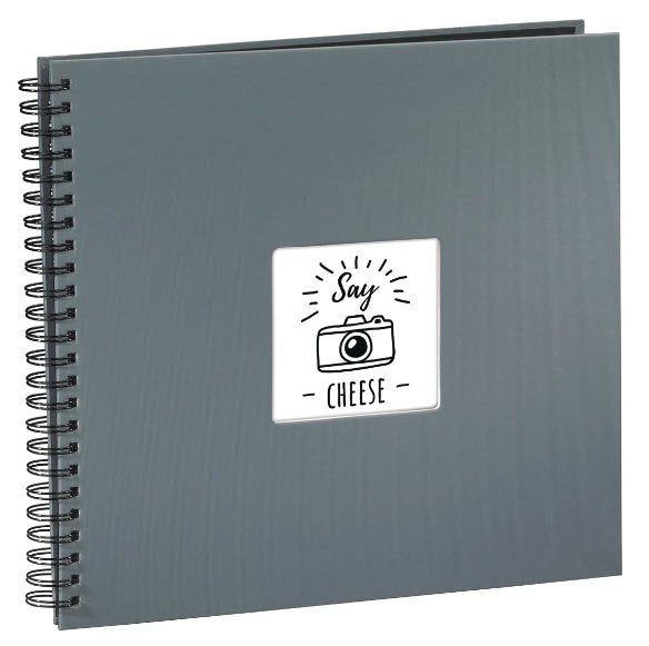 Hama Fine Art Spiral Grey 36x32 50 Black Pages 94874