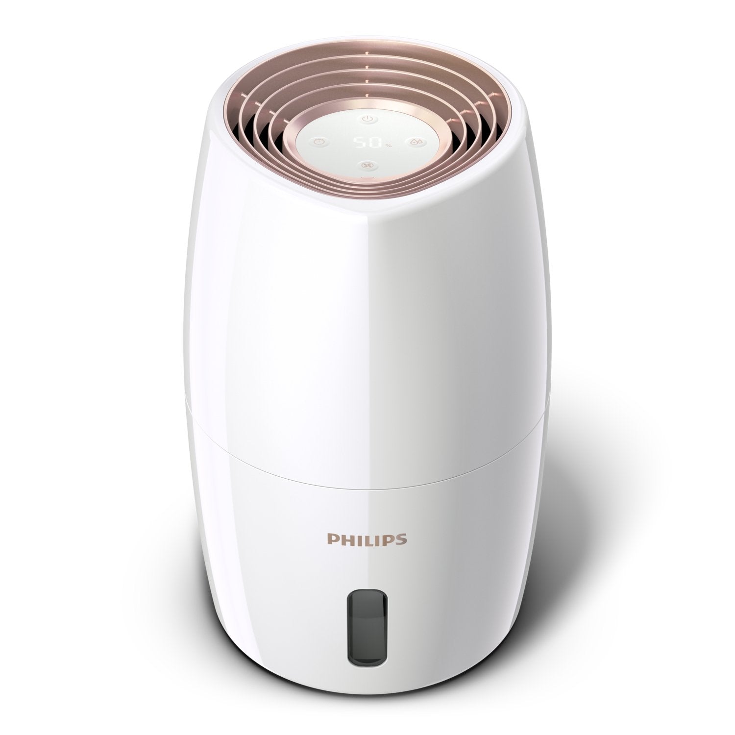 EAN 8710103941859 - Philips 2000 series HU2716/10 humidificador Natural 2 L Oro rosa, Blanco 17 W imagen 3