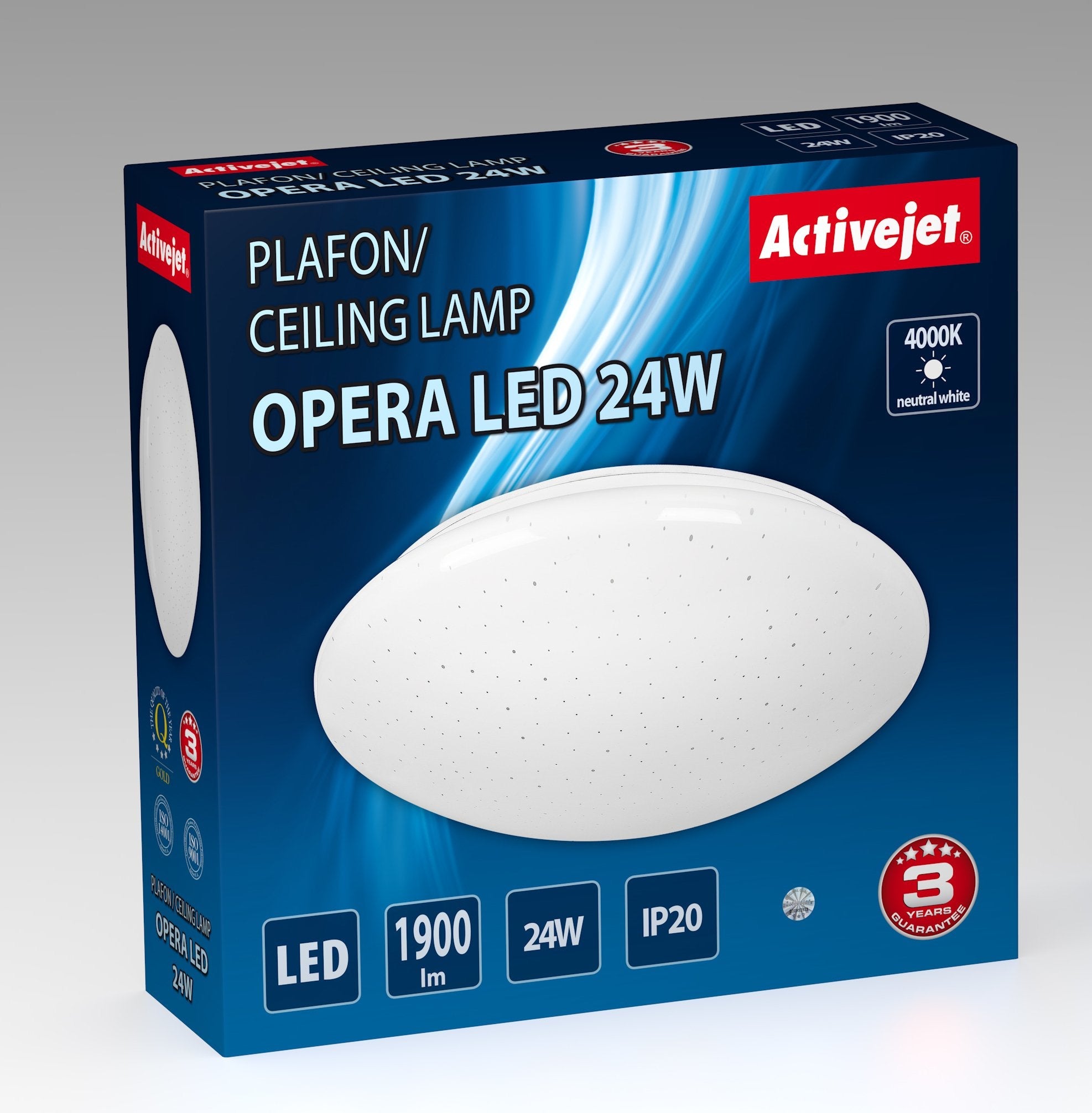 EAN 5901443113195 - Activejet AJE-OPERA 24W iluminación de techo Bombilla(s) no reemplazable(s) LED G imagen 2