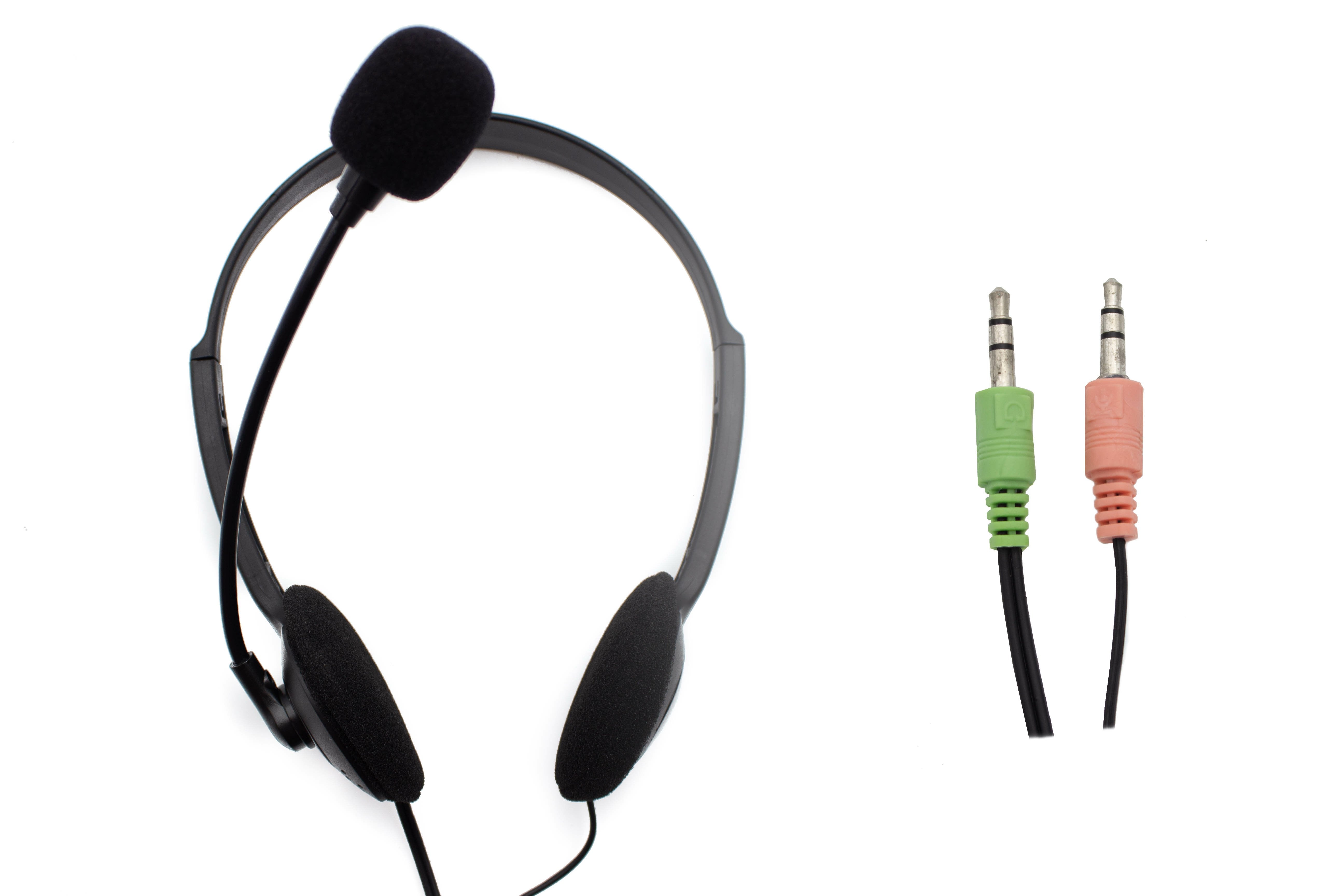 Auriculares Nilox Microfono Control Vol Negro Alambrico