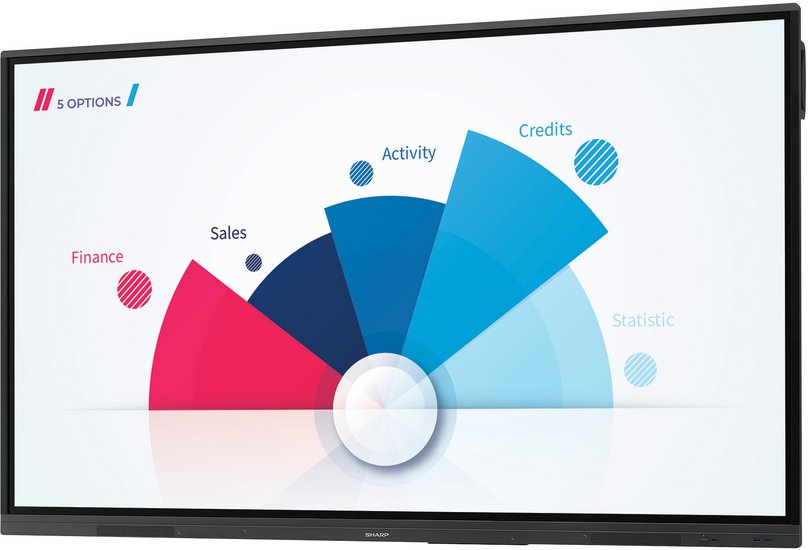 Sharp Pn-L652b 165,1 Cm (65") 3840 X 2160 Pixeles Lcd Negro