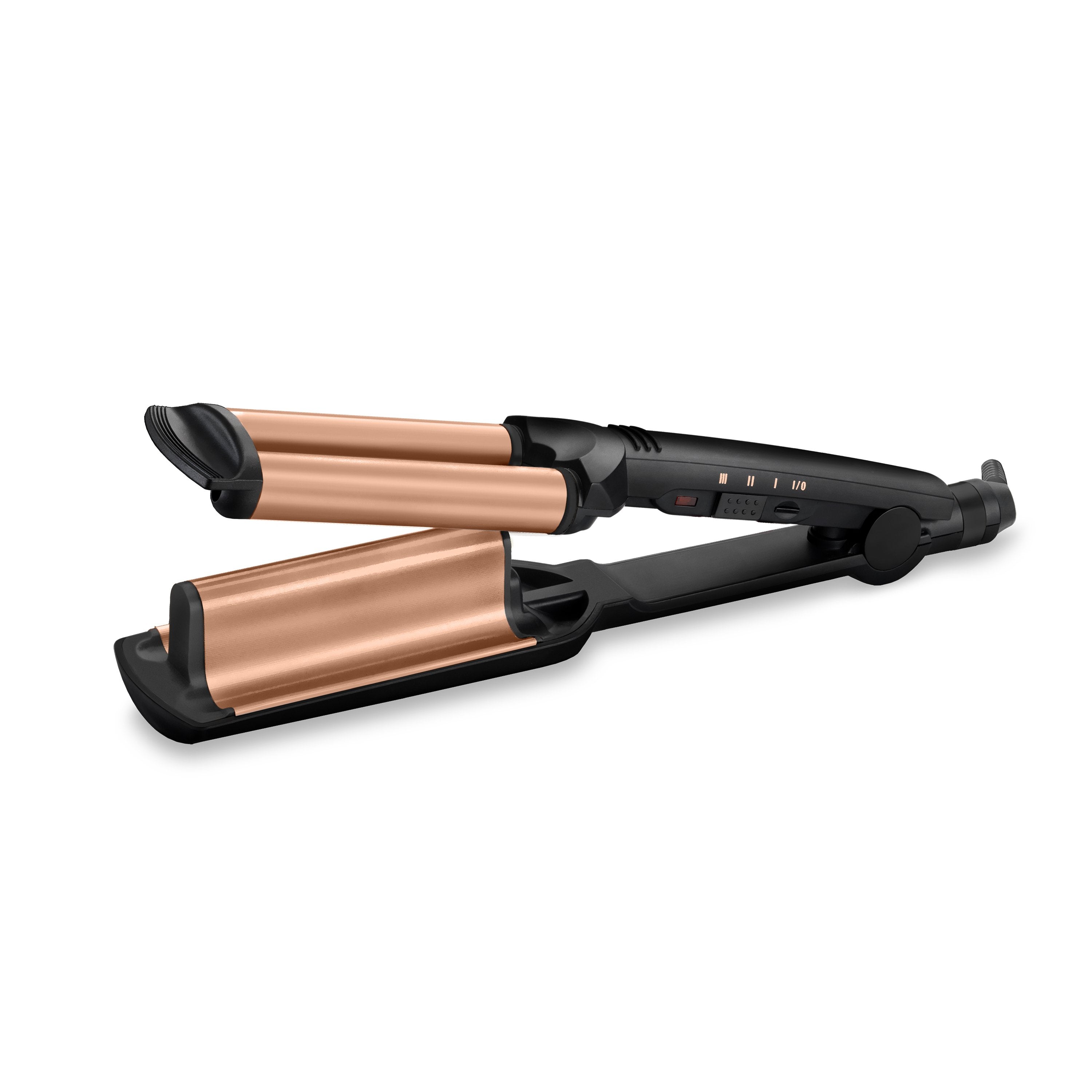 EAN 3030050154924 - BaByliss Deep Waves Rizador de pelo Caliente Negro, Naranja 2,5 m imagen 1