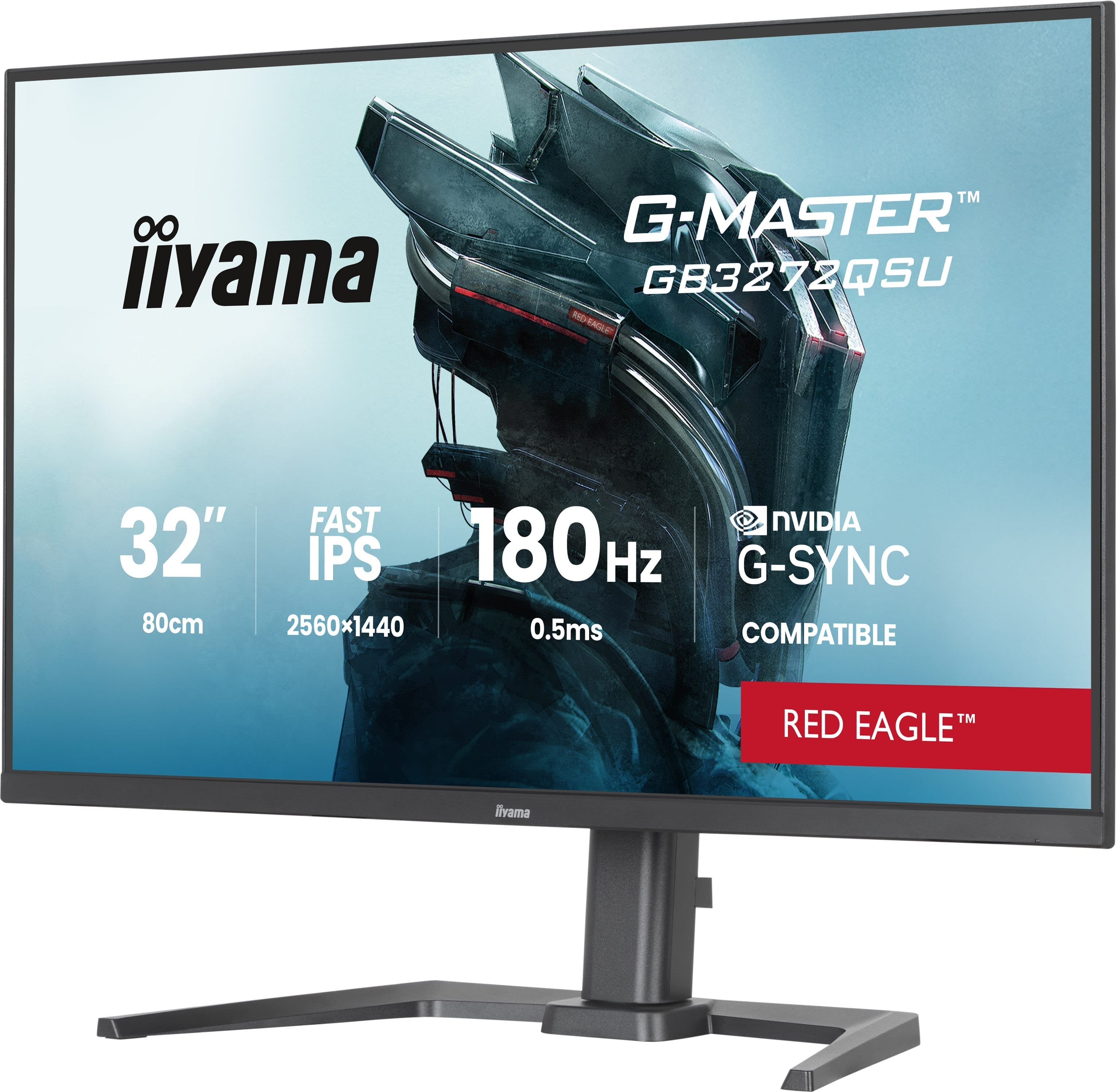 Iiyama 80,0cm 32" Gb3272qsu-B1 16:9 2xhdmi+Dp+2xusb-C