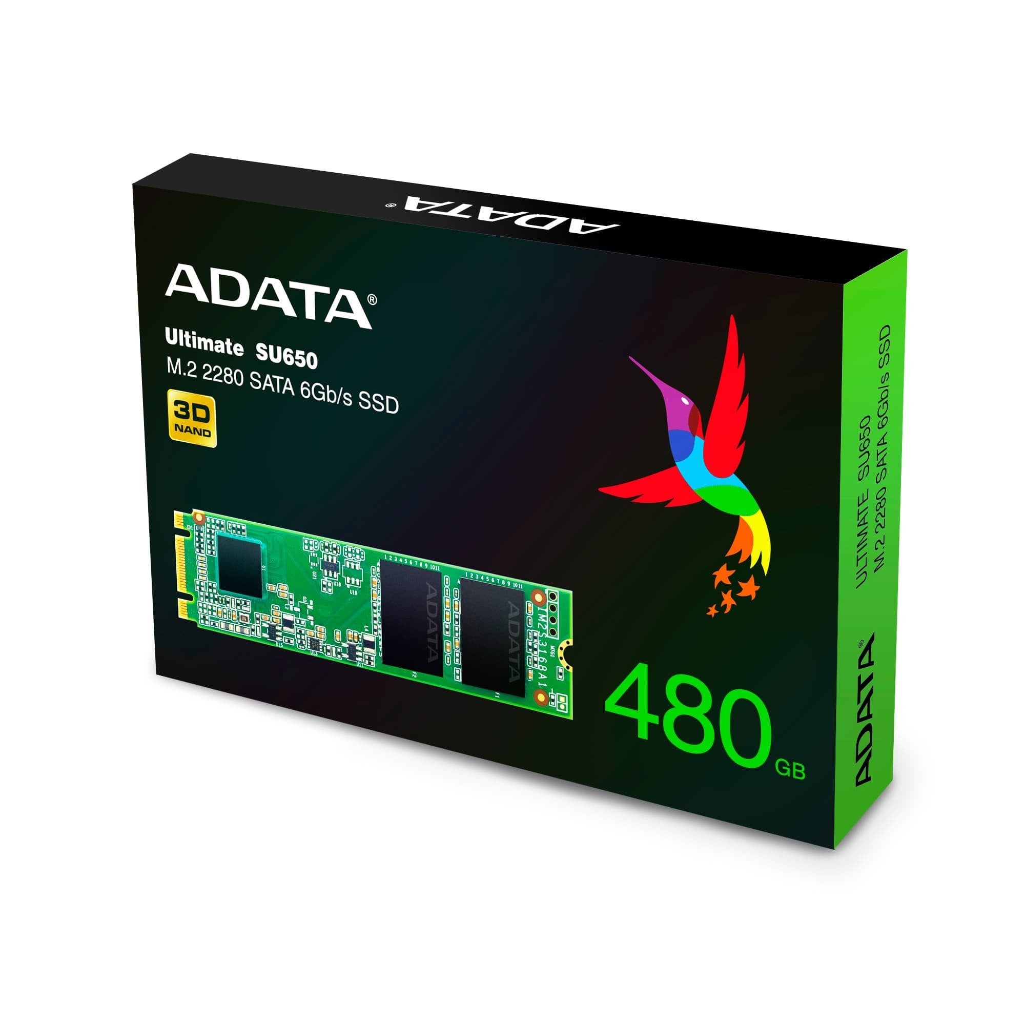 Adata Ultimate Su650 M.2 480 Gb Serial Ata Iii 3d Tlc