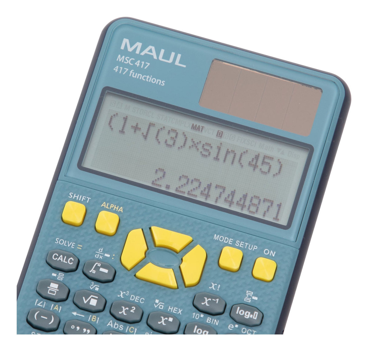 EAN 4002390094719 - MAUL MSC 417 calculadora Bolsillo Calculadora científica Negro, Azul imagen 6