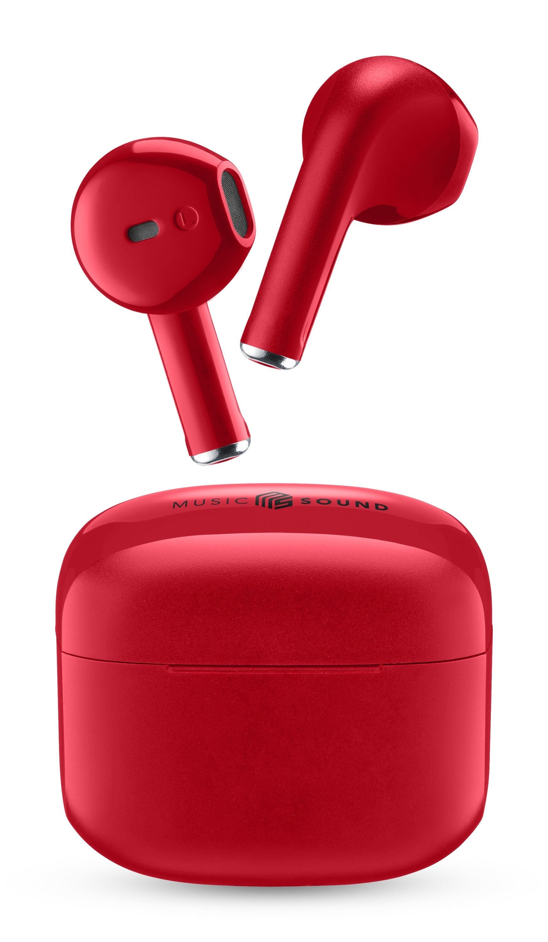 EAN 8018080454790 - Music Sound Swag Auriculares True Wireless Stereo (TWS) Dentro de oído Llamadas/Música Rojo imagen 1