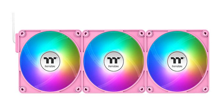 Ventilador Pc Thermaltake Cl-F229-Pl14pk-A Rosa Neón