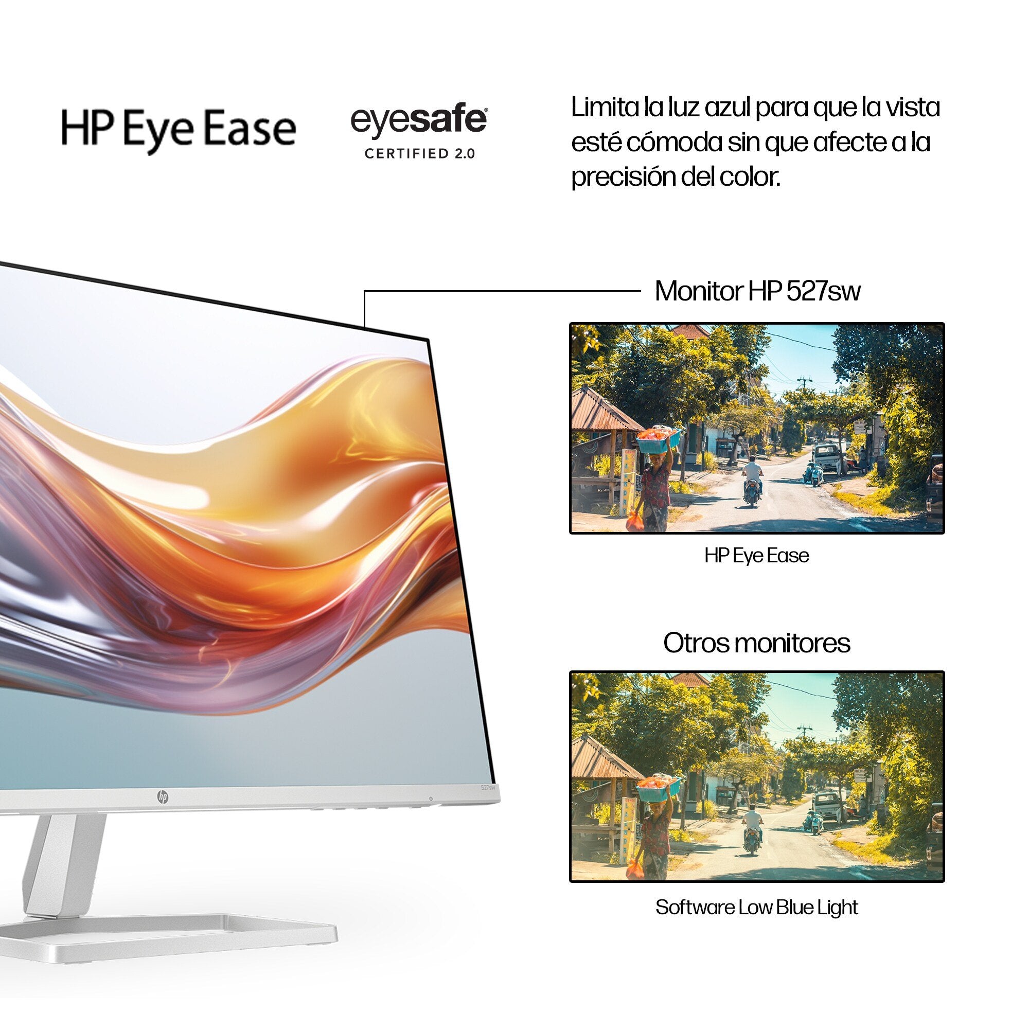 EAN 0197498944944 - HP Series 5 27 inch FHD White Monitor - 527sw pantalla para PC 68,6 cm (27") 1920 x 1080 Pixeles Full HD imagen 10