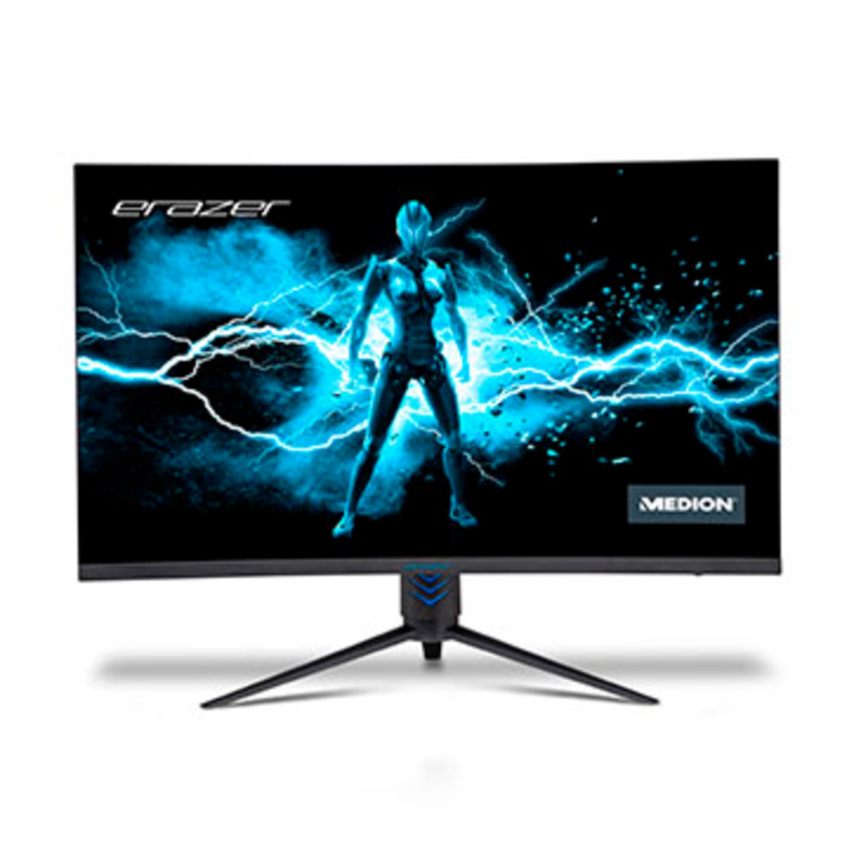Monitor Medion 32" Erazer Spectator X20 Curvo Led Va Fullhd 165hz - Respuesta 1ms - Ajustable En Altura, Giratorio E