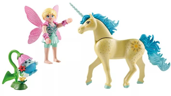 Zestaw Z Figurkami Princess Magic 71842 Jednorozec Do Kolekcjonowania Sunshine Blossom Z Wrózka