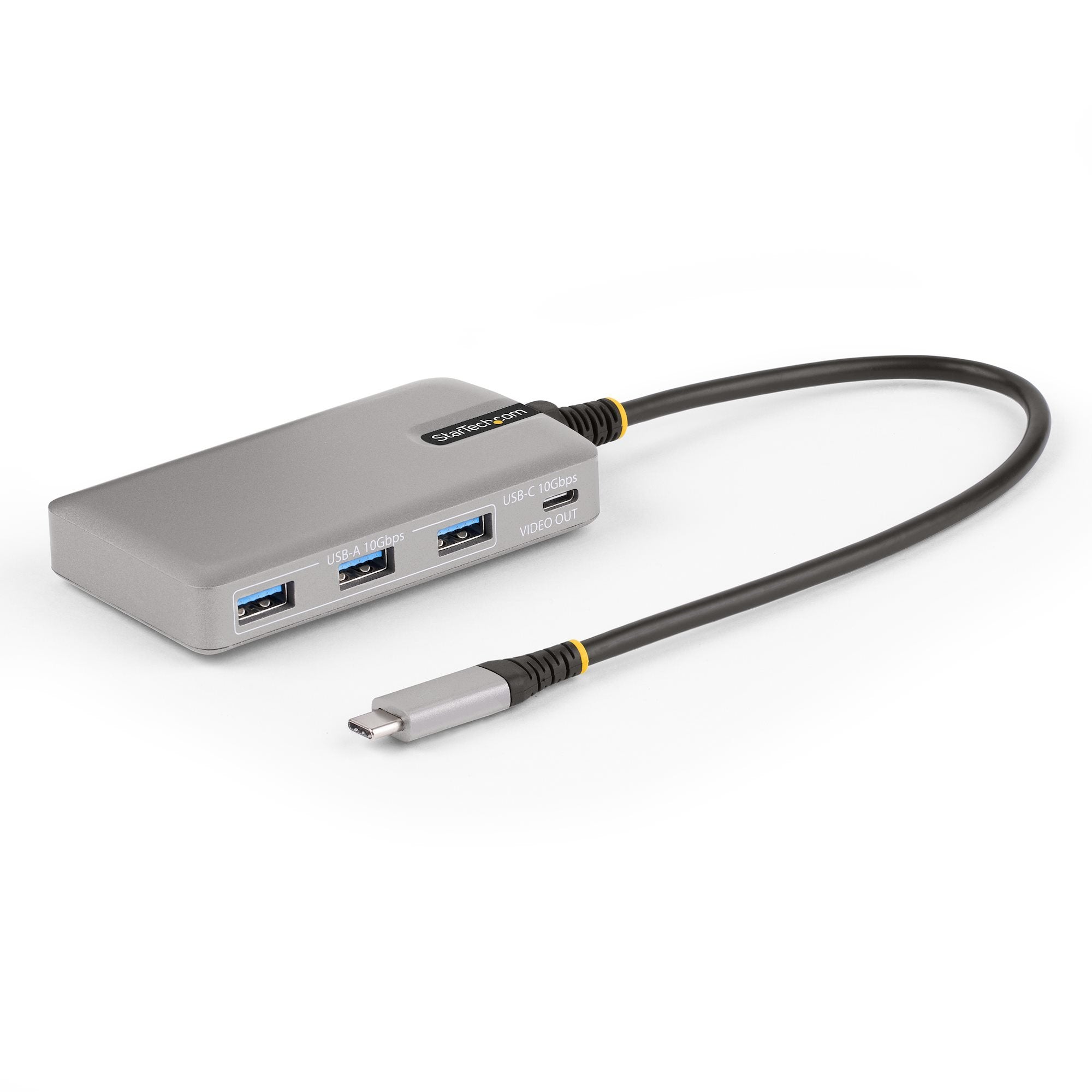 Startech.Com Hb31c3a1cdppd3 Hub De Interfaz Usb 3.2 Gen 2 (3.1 Gen 2) Type-C 10000 Mbit/S Plata