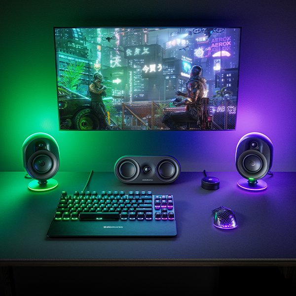 EAN 5707119041430 - Steelseries Arena 9 conjunto de altavoces PC/ordenador portátil Negro 5.1 canales De 2 vías Bluetooth imagen 11