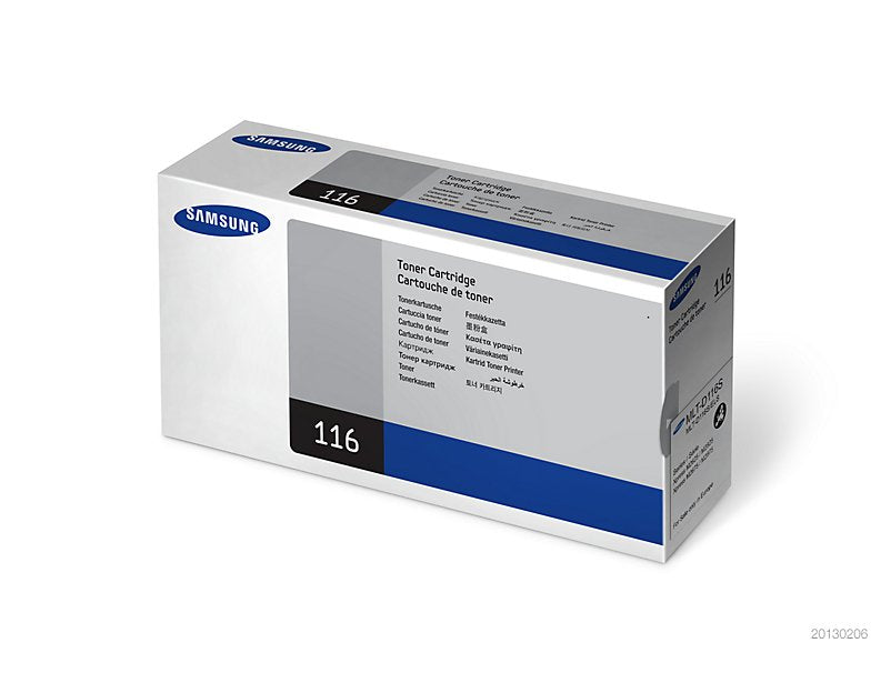 EAN 0887276023229 - Samsung MLT-D116S cartucho de tóner 1 pieza(s) Original Negro imagen 3