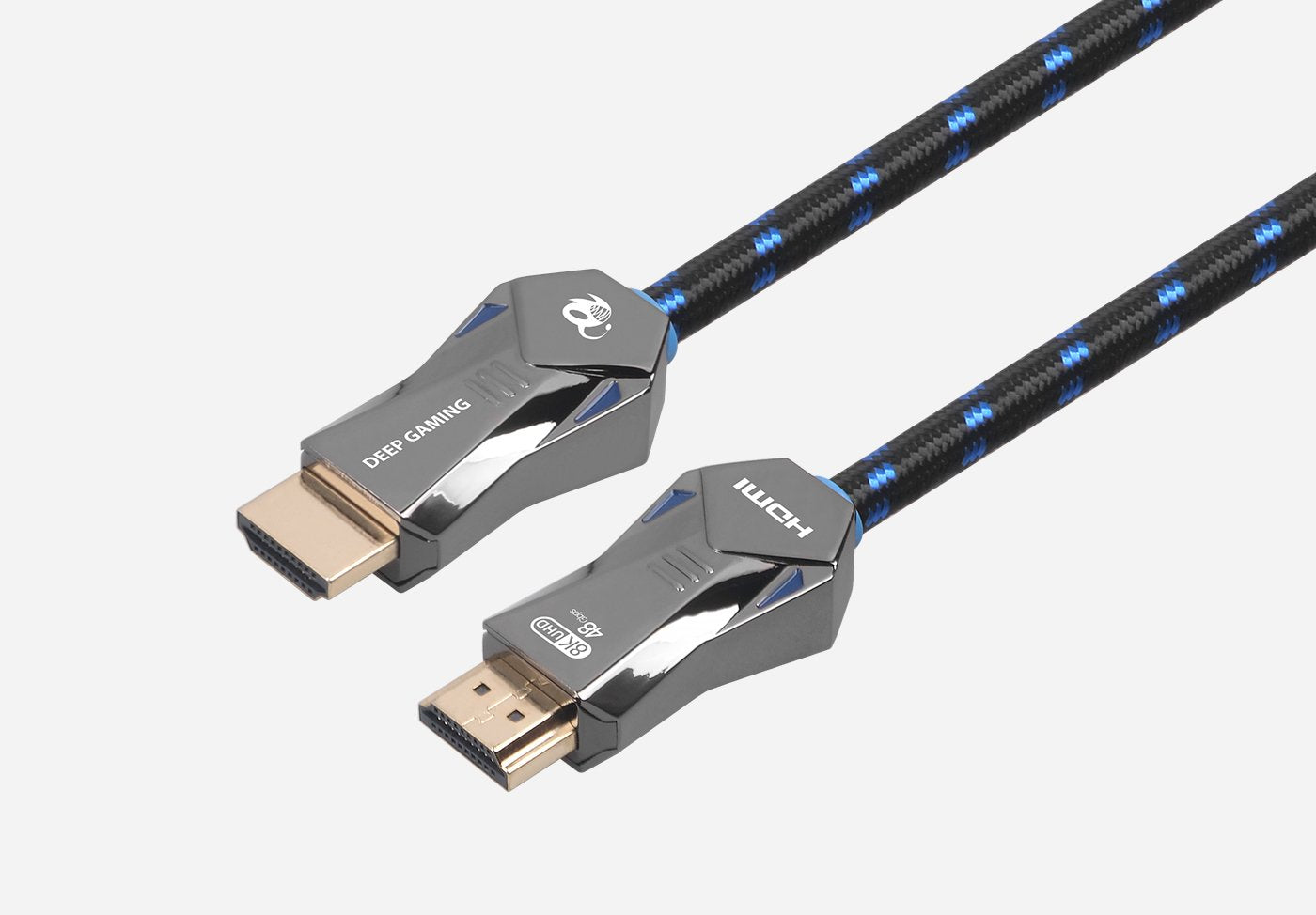 EAN 8436556141560 - Deep Gaming DG-CAB-HDMI-21 cable HDMI 2 m HDMI tipo A (Estándar) Negro, Gris imagen 1