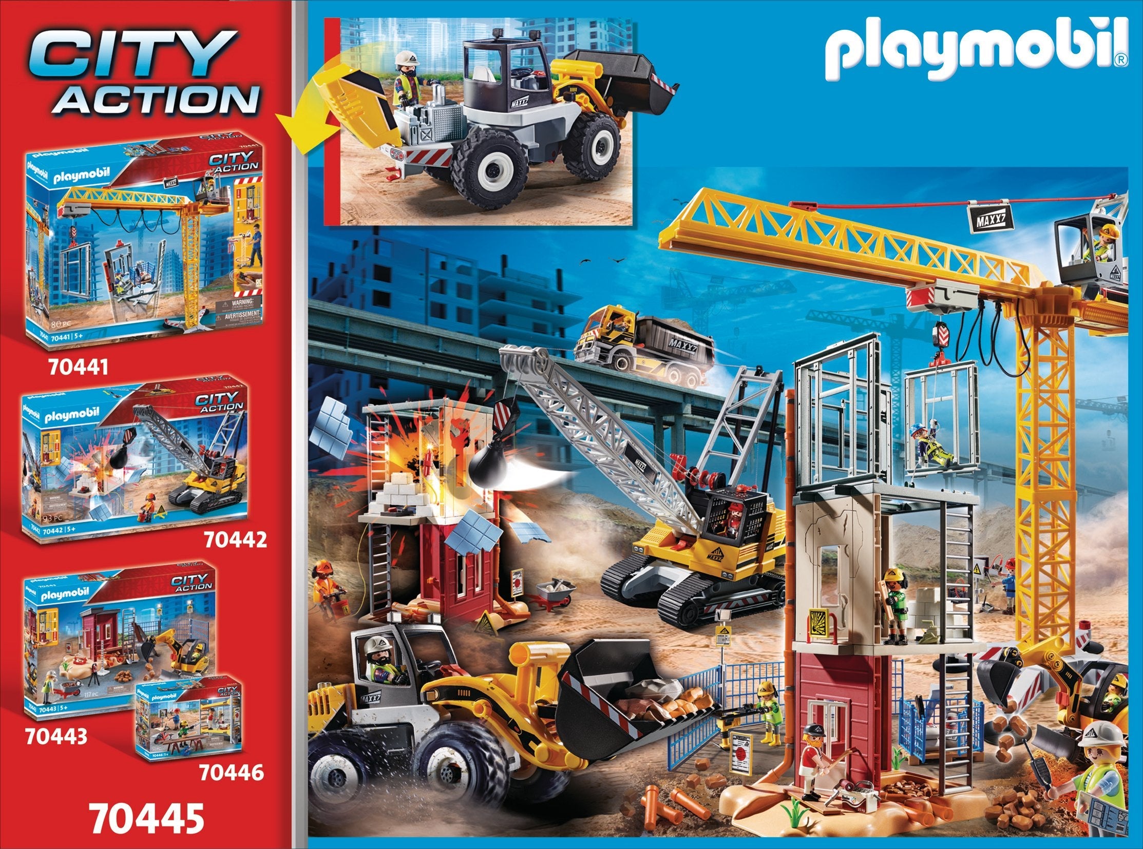 Playmobil Ciudad Accion - Cargadora Frontal