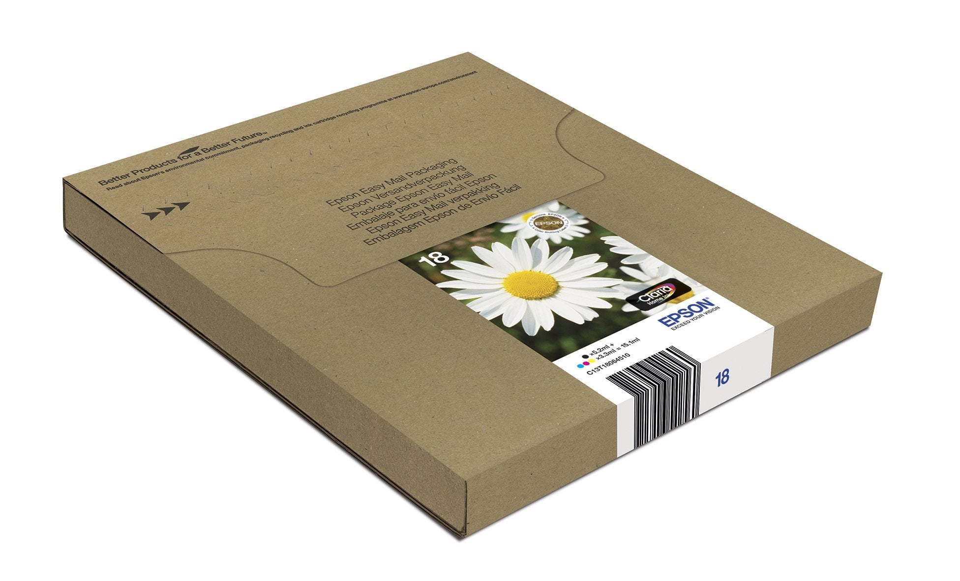 EAN 8715946638850 - Epson Daisy C13T18064511 cartucho de tinta 1 pieza(s) Original Rendimiento estándar Negro, Cian, Magenta, imagen 12