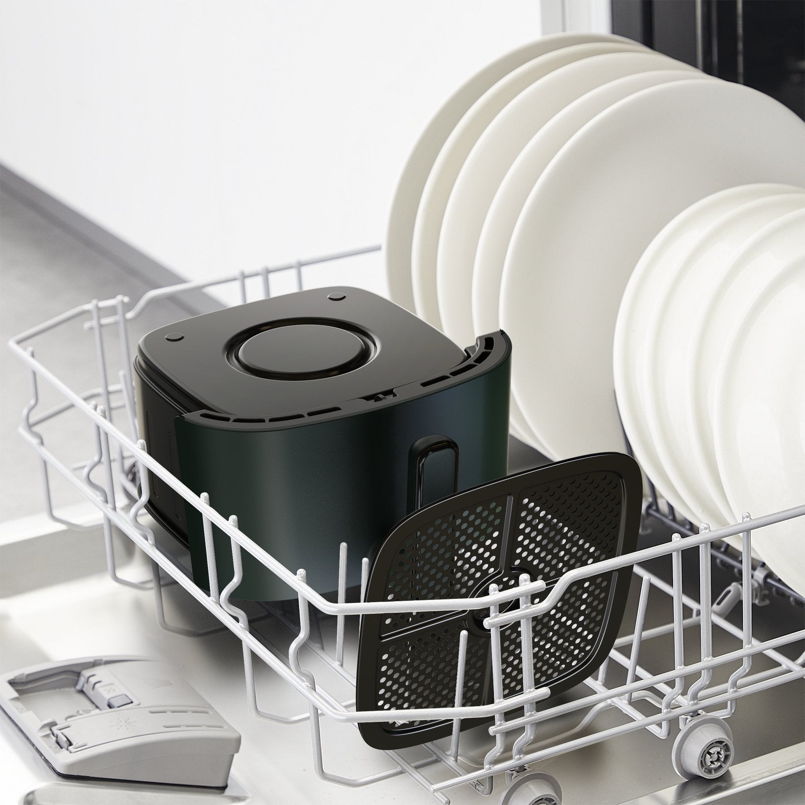 Freidora Por Aire Sin Aceite Tefal Easy Fry Max 5 Ey245310 1500w Capacidad 5l