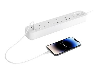 EAN 0745883855544 - Belkin SRB001VF2M limitador de tensión Blanco 4 salidas AC 2 m imagen 2