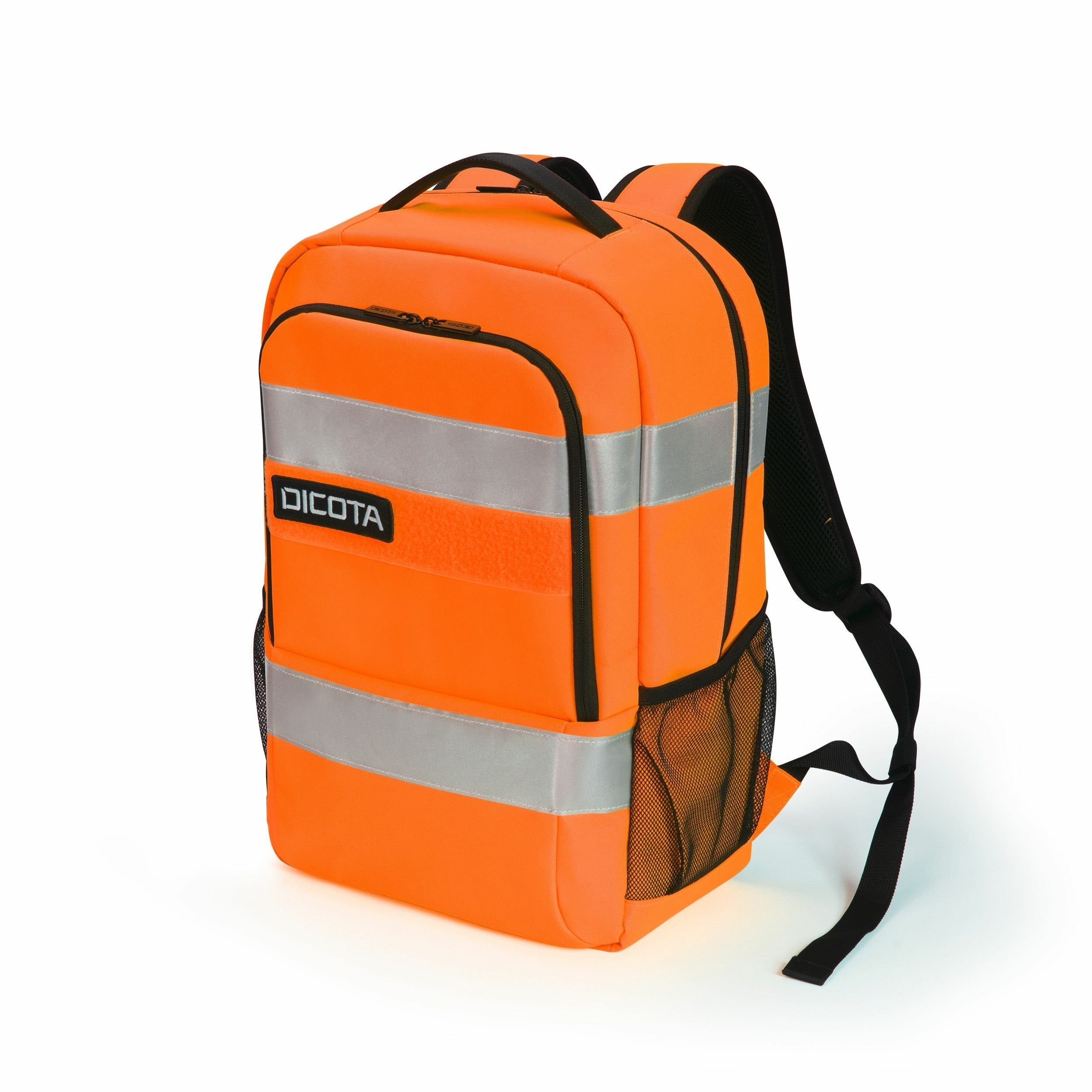 Mochila Dicota P20471-18 De Senderismo Negro, Gris, Naranja Tereftalato De Polietileno Reciclado (Rpet)