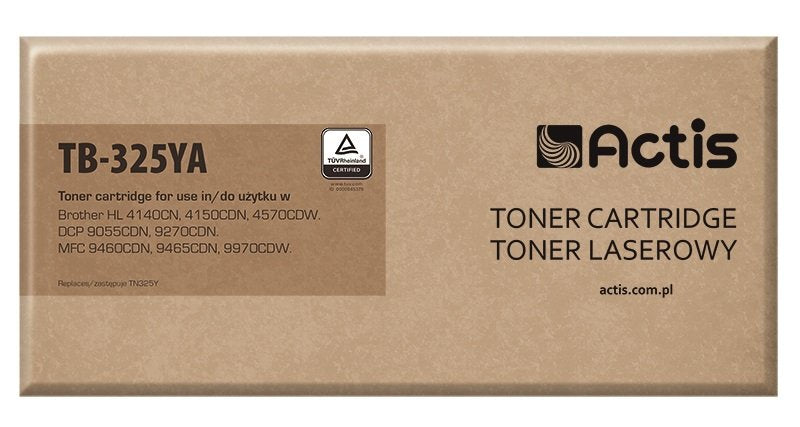Tóner Actis Compatible Para Brother Tn-325y - Estándar - 3500 Páginas - Amarillo)