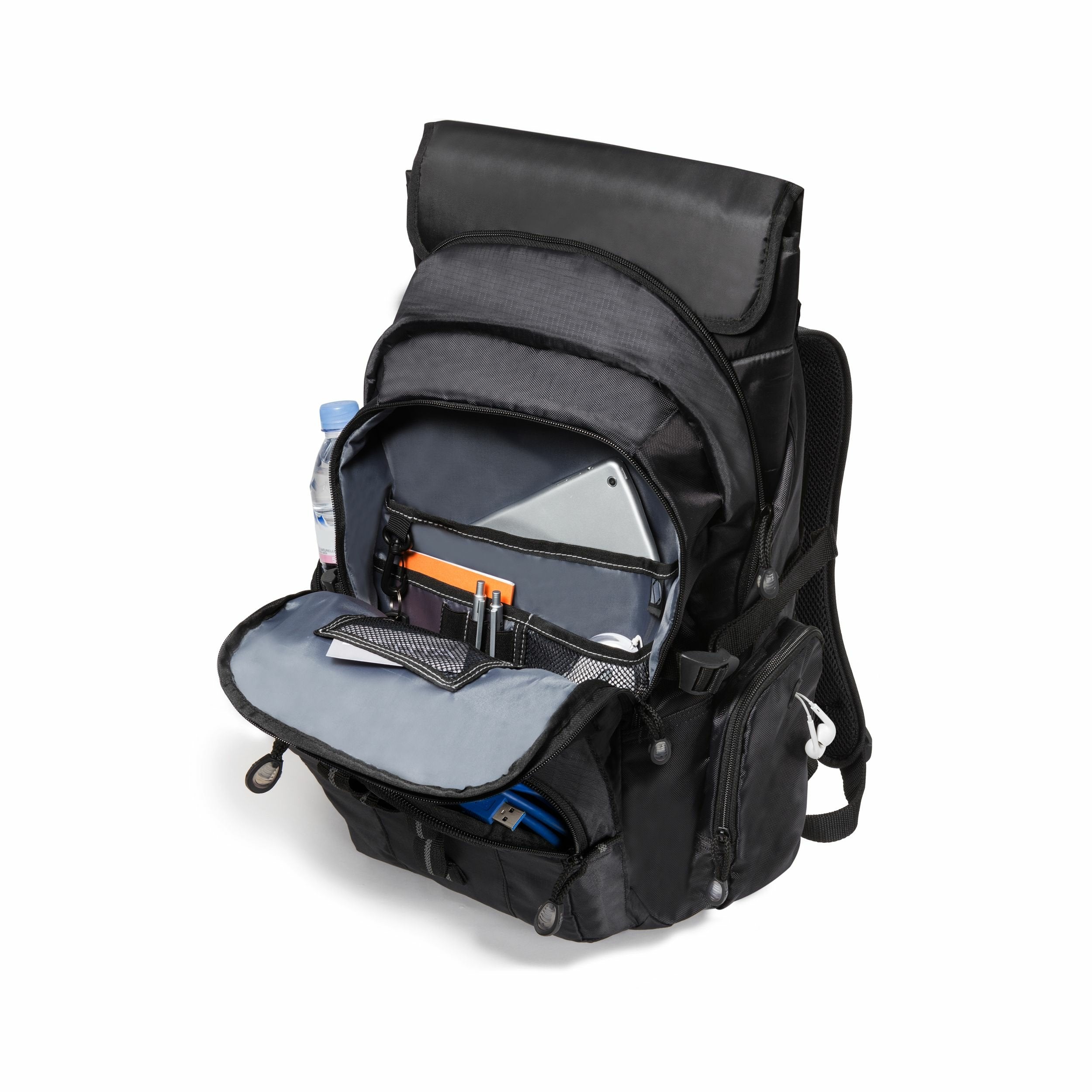 EAN 7640158662199 - DICOTA D31008 maletines para portátil 39,6 cm (15.6") Mochila Negro imagen 3